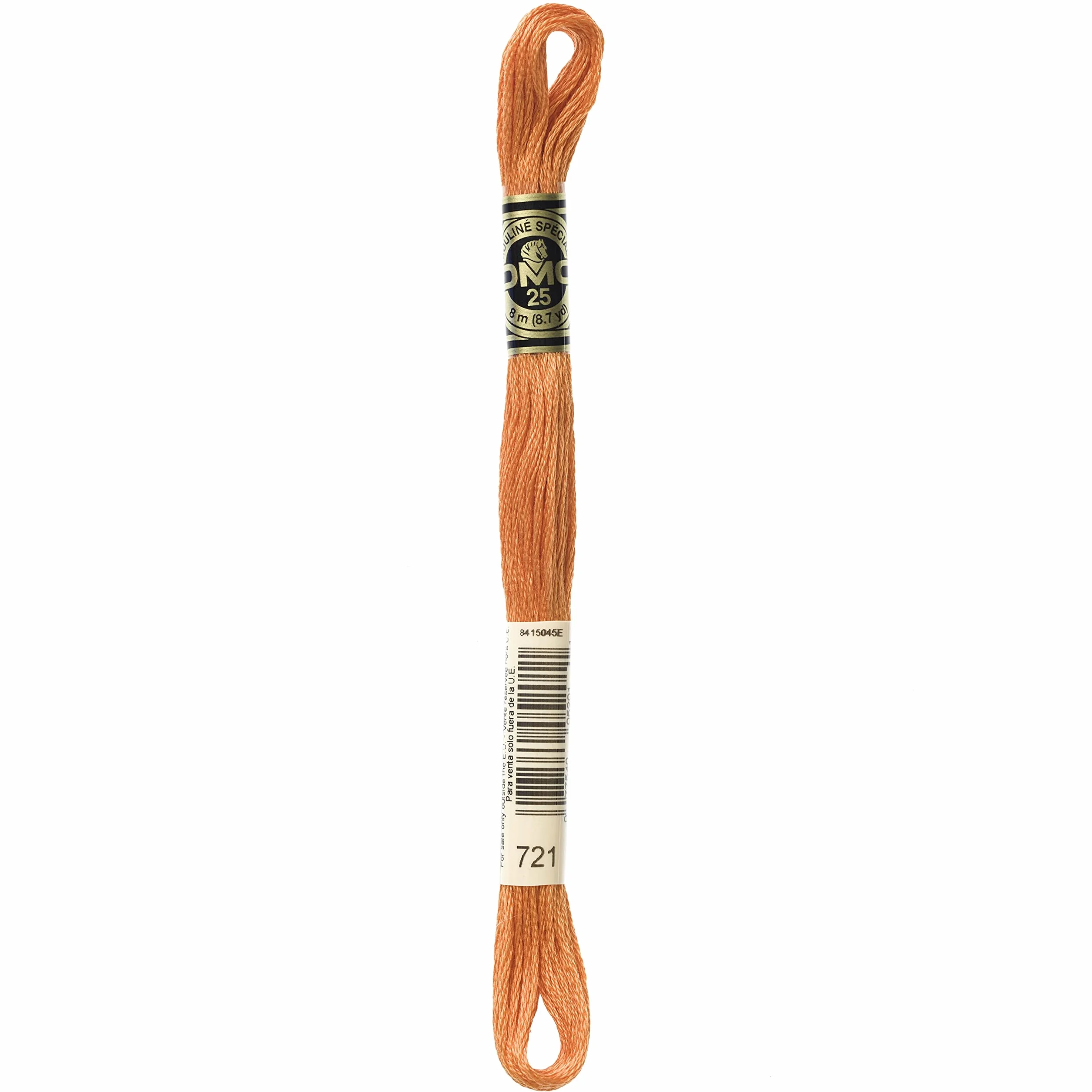 DMC hilo de bordado algodón hilo, tamaño mediano naranja especias