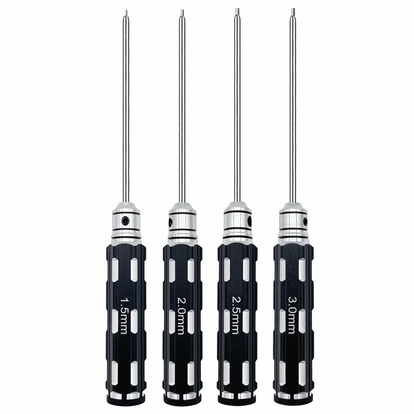 Kit de herramientas RC, destornillador hexagonal, juego de destornilladores RC de 1,5 mm, 2,0 mm, 2,5 mm, 3,0 mm, herramientas de reparación de destornillador hexagonal para coche, barco, helicóptero