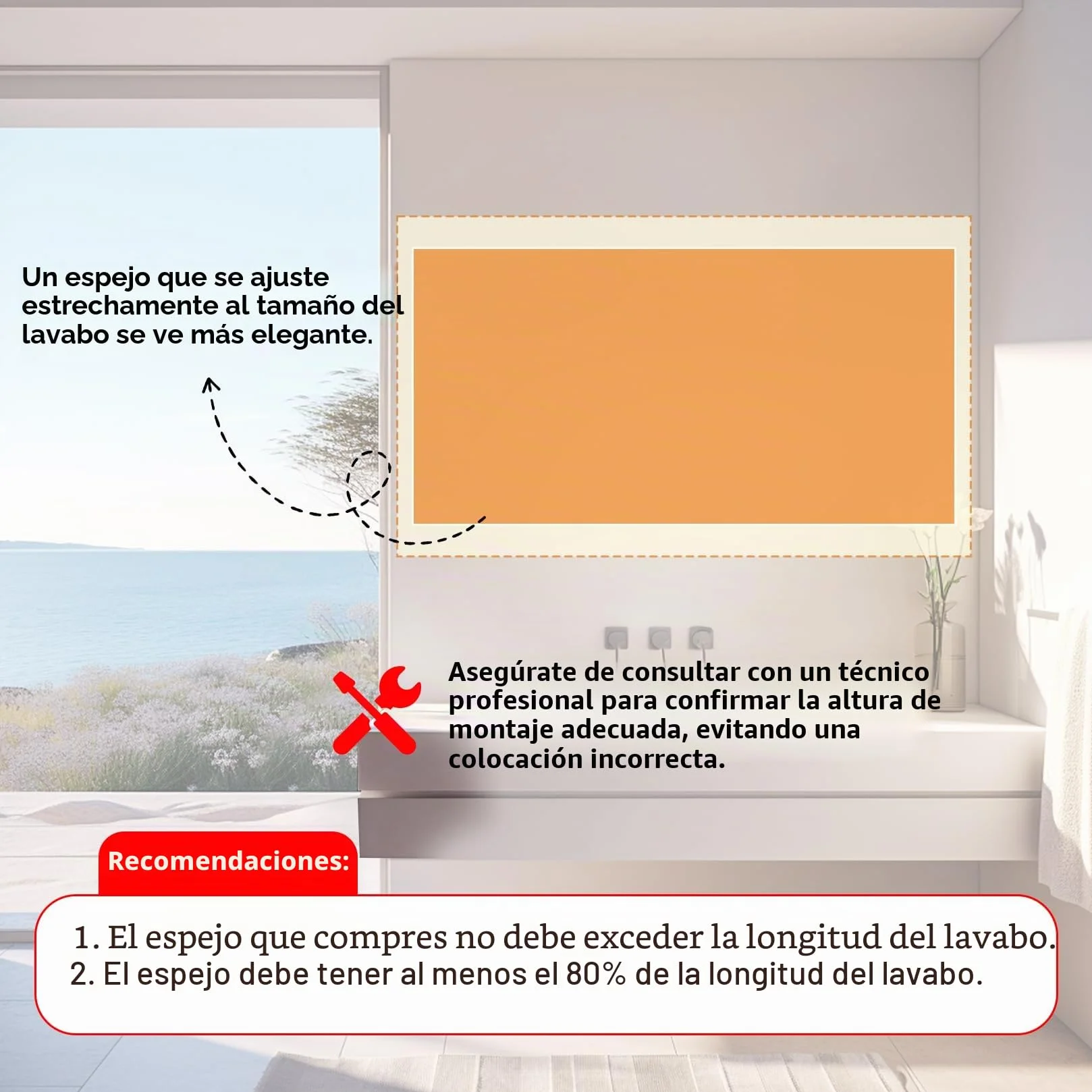 LUVODI Espejo de Baño Pared 70 x 90 cm con 3X Aumento Luz LED Frontal y Retroiluminado Espejo Baño Moderno con Interruptor Táctil Función Antivaho Memoria, IP56, CRI>97,CE, para Lavavo Tocador