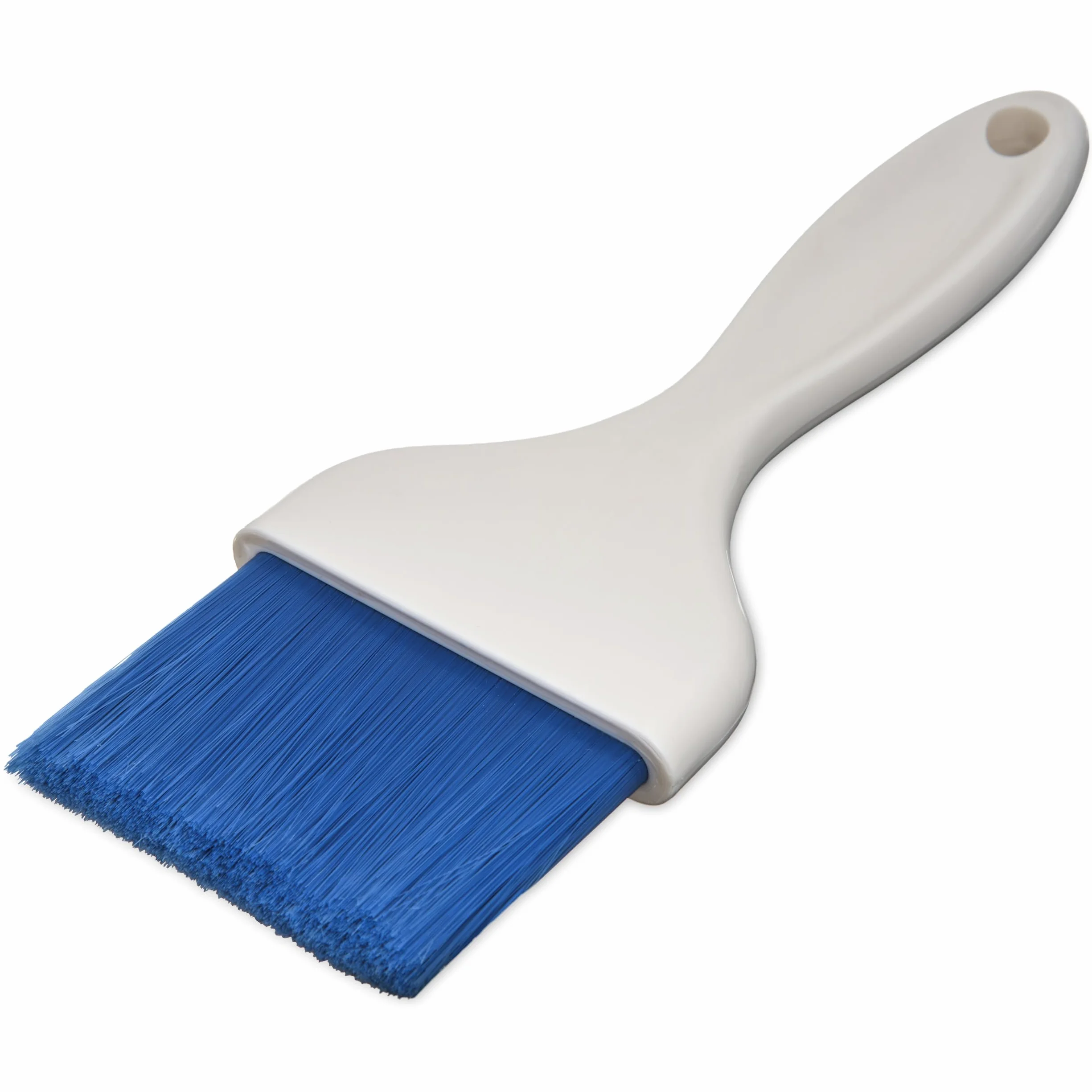 Carlisle Sparta Galaxy 4039214 - Brocha para repostería (7,6 cm de ancho, plano, orificio para colgar, cerdas epoxi-set a virolas suaves, cónica con punta de cincel, mango de plástico de una pieza, nailon, color azul)