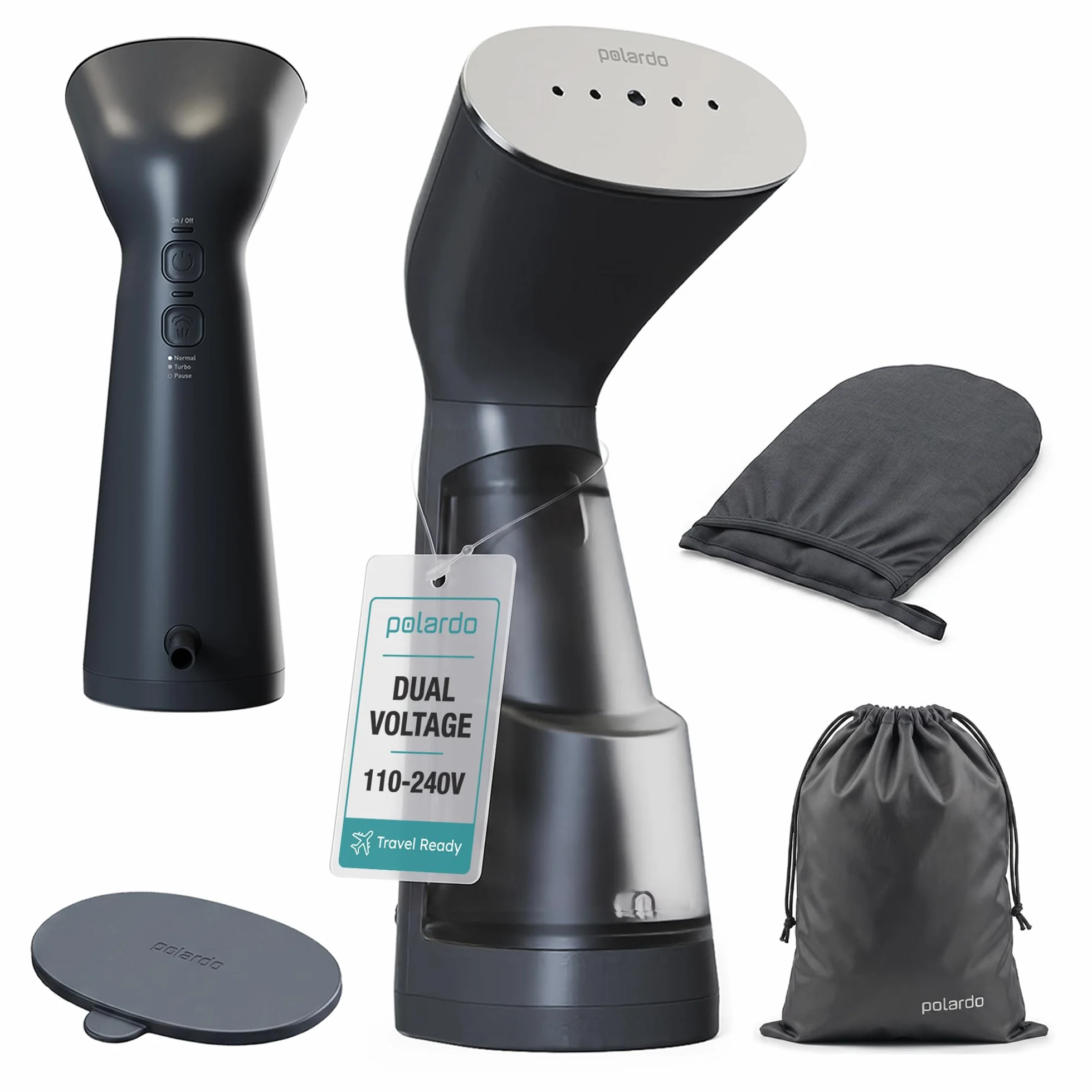 Vaporizador de viaje para ropa de doble voltaje 110-240 V, vaporizador portátil de ropa, mini vaporizador de ropa para viajes, calentamiento rápido, plancha de vapor compacta para uso mundial, hogar y