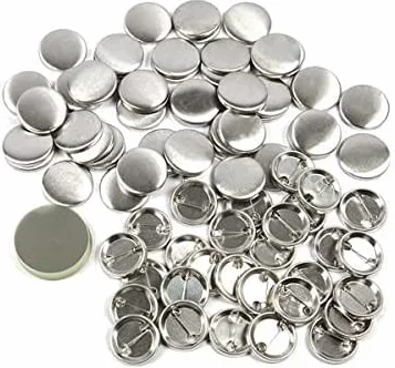 Uvimark - 1000 Consumibles completos de chapas para hacer de 38 mm, recambios de chapas con aguja montada y plástico protector SÓLO máquinas B150, F300, B500 y B700. (Comprobar Compatibilidad)