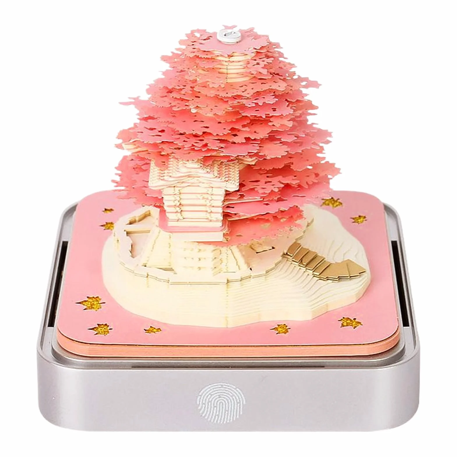 Calendario 3D 2026 Bloc Planificador Escultura Decoración Hogar | Calendario 3D Floral 2026 Con Hojas Arrancables para el Hogar, Oficina, Escuela, Niños, Adultos, Cumpleaños y Navidad