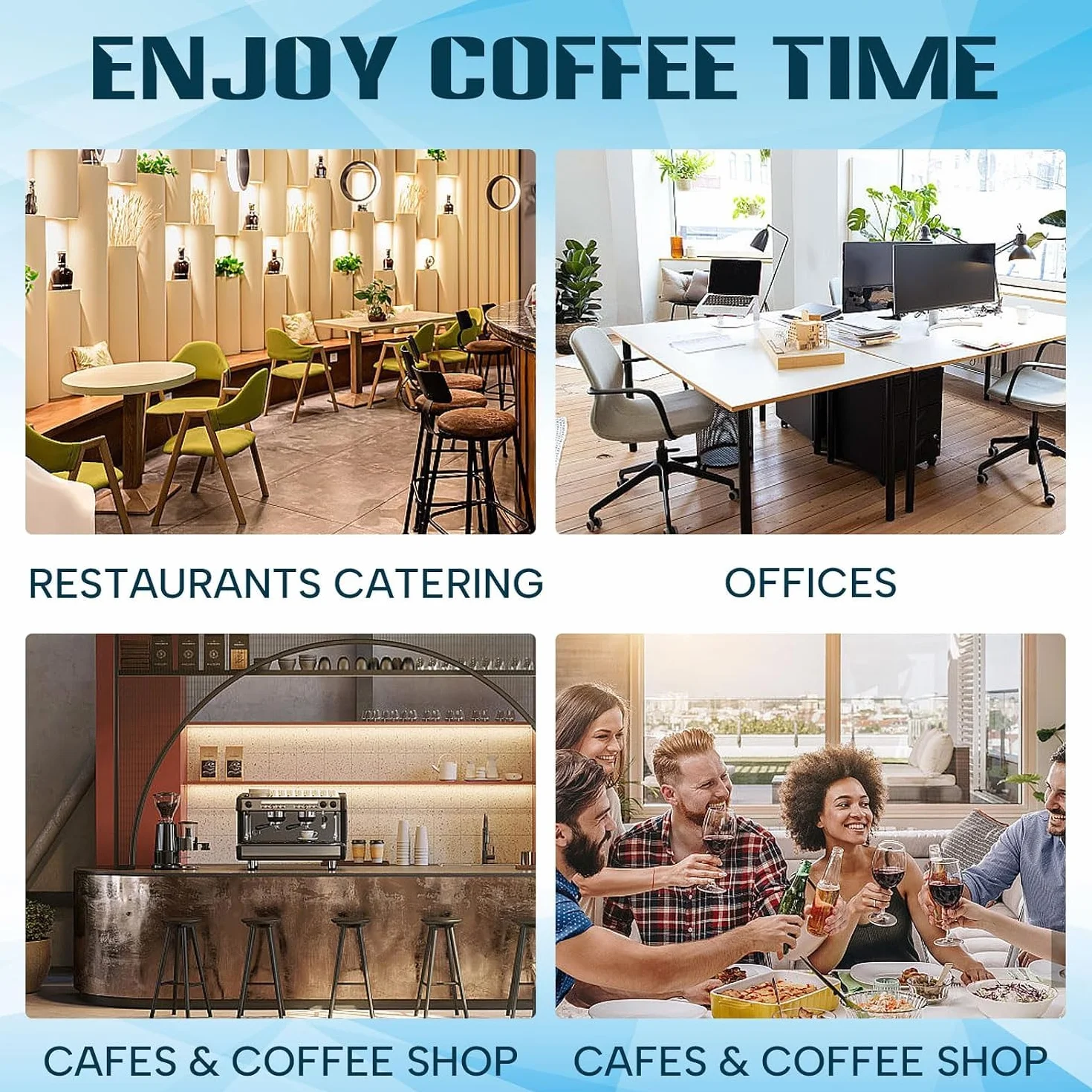 50 filtros de café Piese Cold Brew con cordón, bolsas comerciales de 20 x 20 pulgadas para cafeteras de café frío modelo comercial y sistemas de 5 galones, prepara café de hasta 5 libras