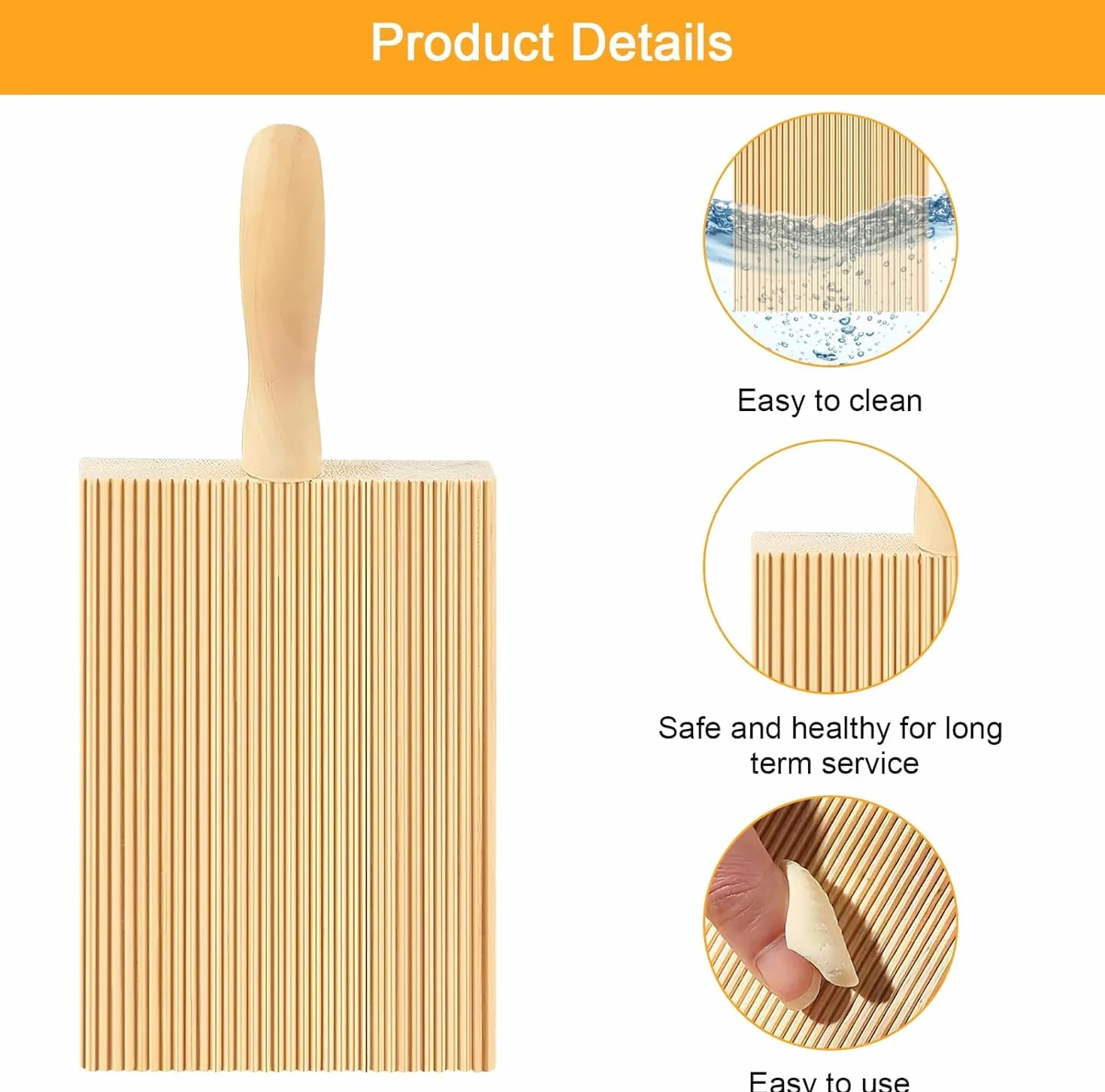 Tabla de madera para pasta, set de herramientas para pasta, accesorios de madera de haya