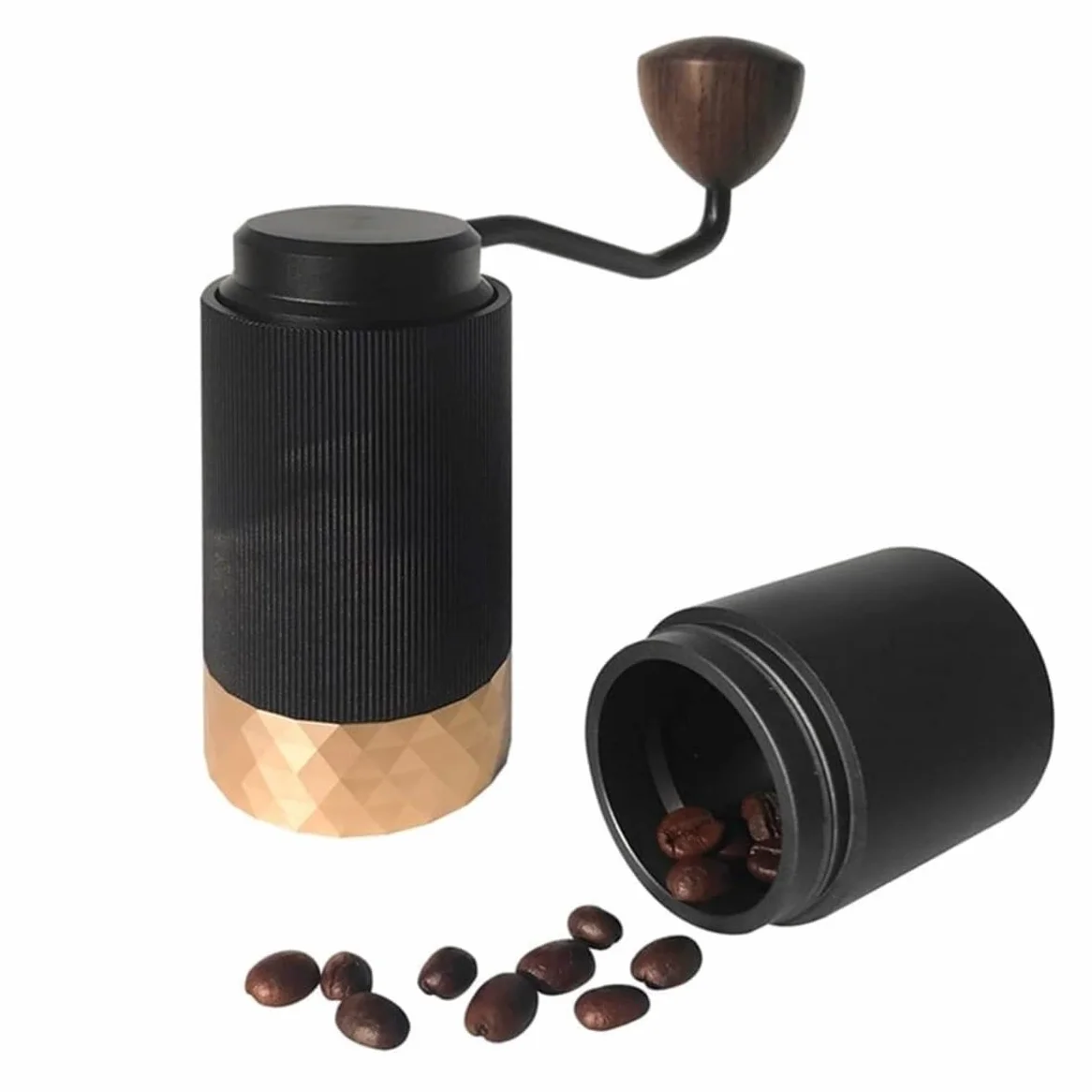 Molinillo de Café Molino de Café Rectificadora Duradera De Acero Inoxidable Para El Hogar, Molinillo De Café Manual De Espesor, Molinillo De Manivela Molinillo Cafe Molinillos de Café ( Color : Grün ,