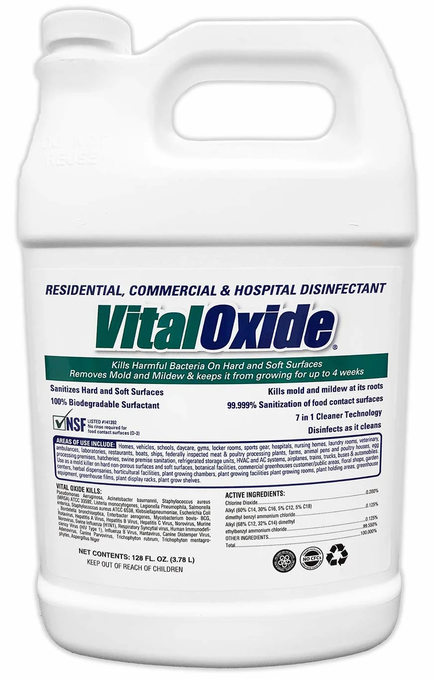 Vital-Oxide Mold and Mildew Remover - Gallon Bottle Refill