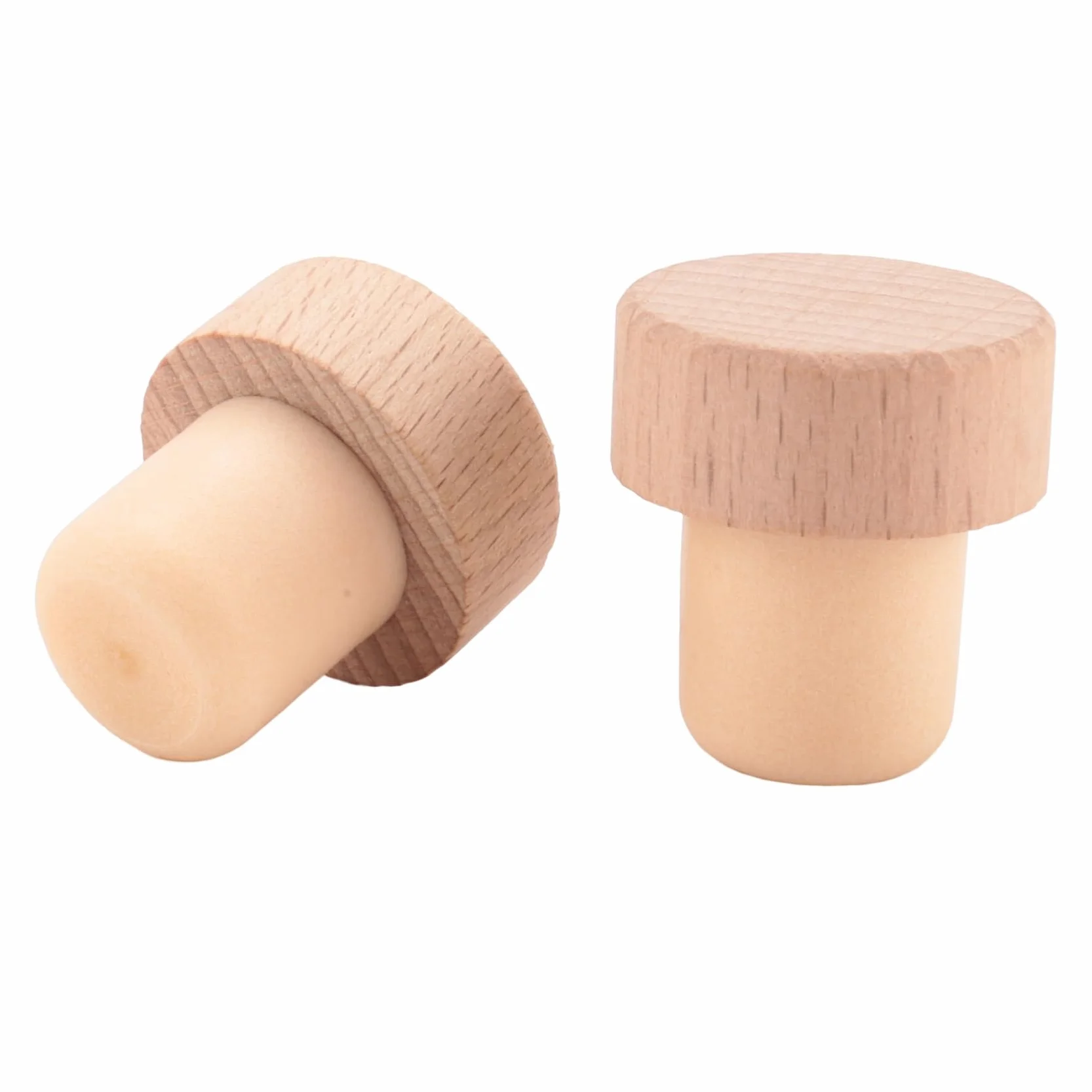 Tapones de Corcho En Forma de T para de Vino, Tapones de Corcho para Vino, Tapón de Vino, Tapones de Vino Reutilizables, Tapón de Vino de Madera Y Goma