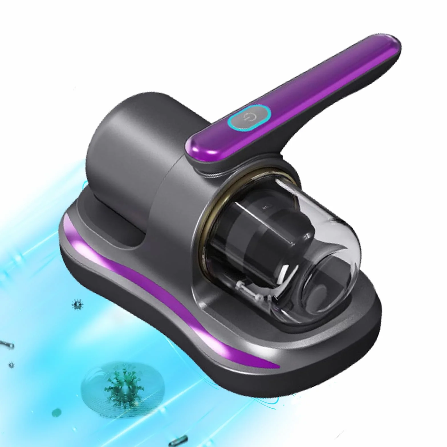 Aspirador de ácaros de 100 W, para colchones, antiácaros, aspiradora con luz UV y depósito Permanente para colchones, sofás, Almohadas, alfombras y Otros Tejidos
