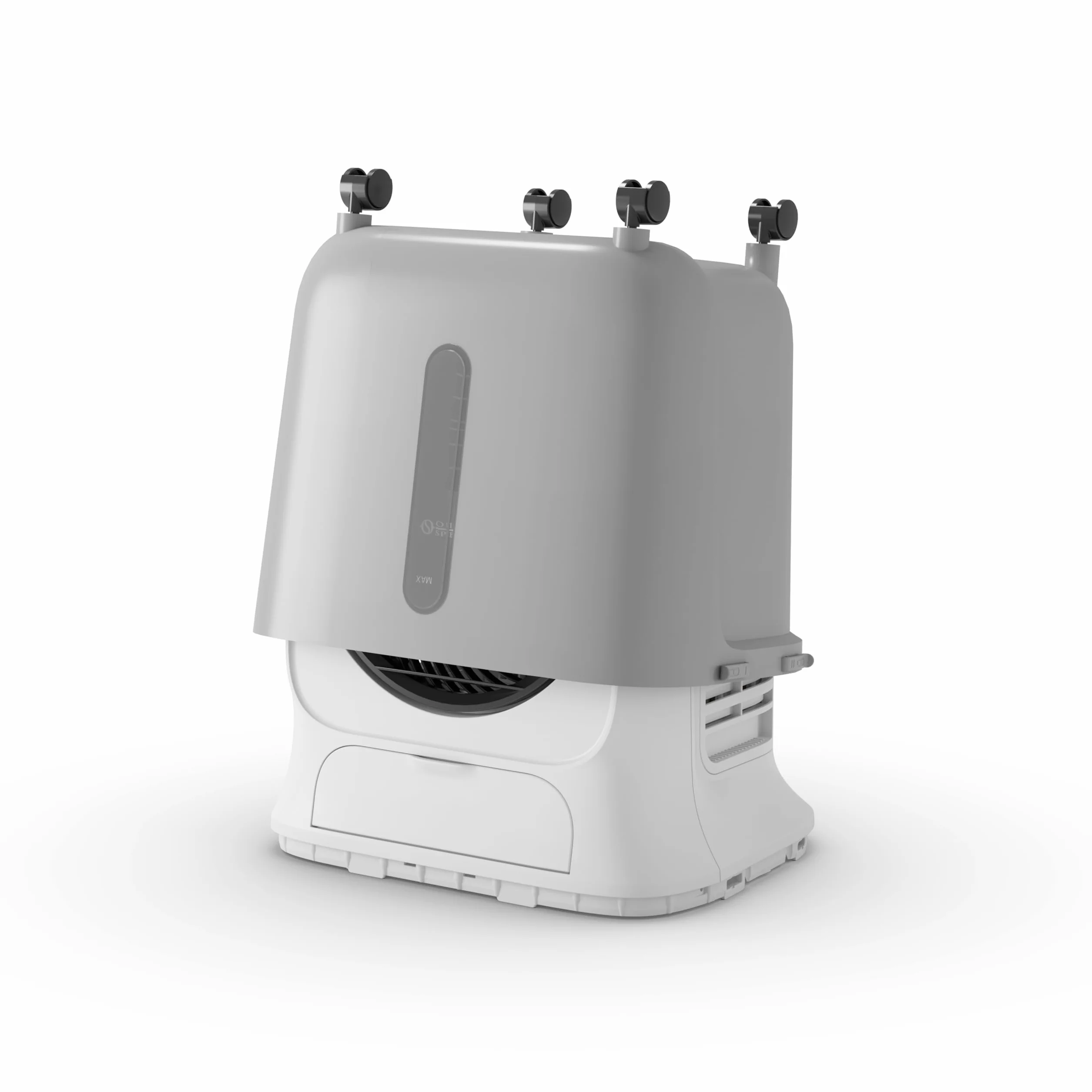 Olimpia Splendid, Peler 25 Wifi Enfriador Evaporativo, 25 Litros, Purificador de Aire con Panel Evaporativo, Refrigeración Potente, Ventilación, Pantalla Táctil
