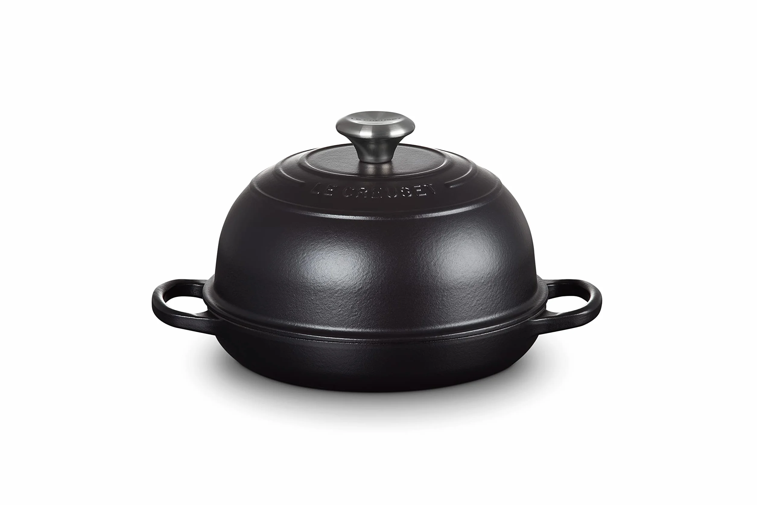 Le Creuset Cocotte para pan, 24 cm, 1,6 L, Negro Mate, 21301240000430
