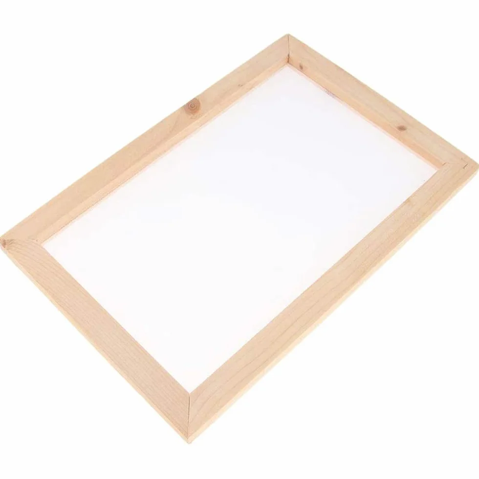 POFET Papel de Madera Método Antiguo Molde Pantalla Manualidades 20 x 30 cm