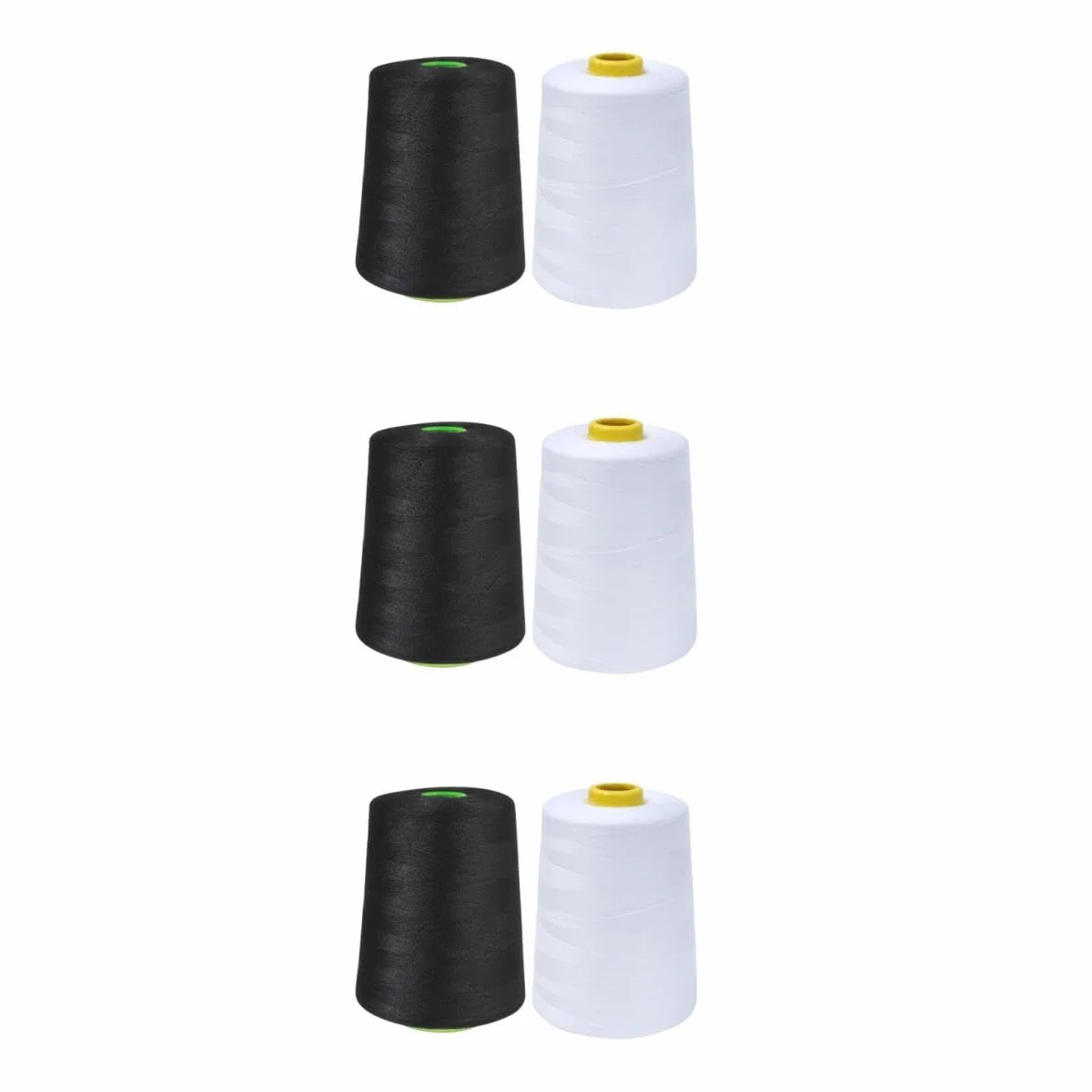 DOITOOL 3 Series Hilo De Coser De Poliéster Accesorios De Acolchado Costura Confección Hilo De Bordar Carrete De Bordado Abigarrado Hilo De Base Línea De Costura Hilo 2 piezas x 3