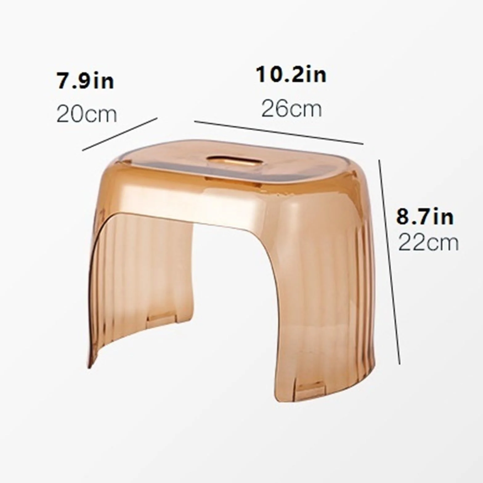 Taburete de Inodoro Engrosado for el hogar for Ayudar al Inodoro Taburete for pies Almohadilla for baño Taburete for Lavabo Taburete for baño Taburete baño(White,15.2 * 8.9 * 6.7in)