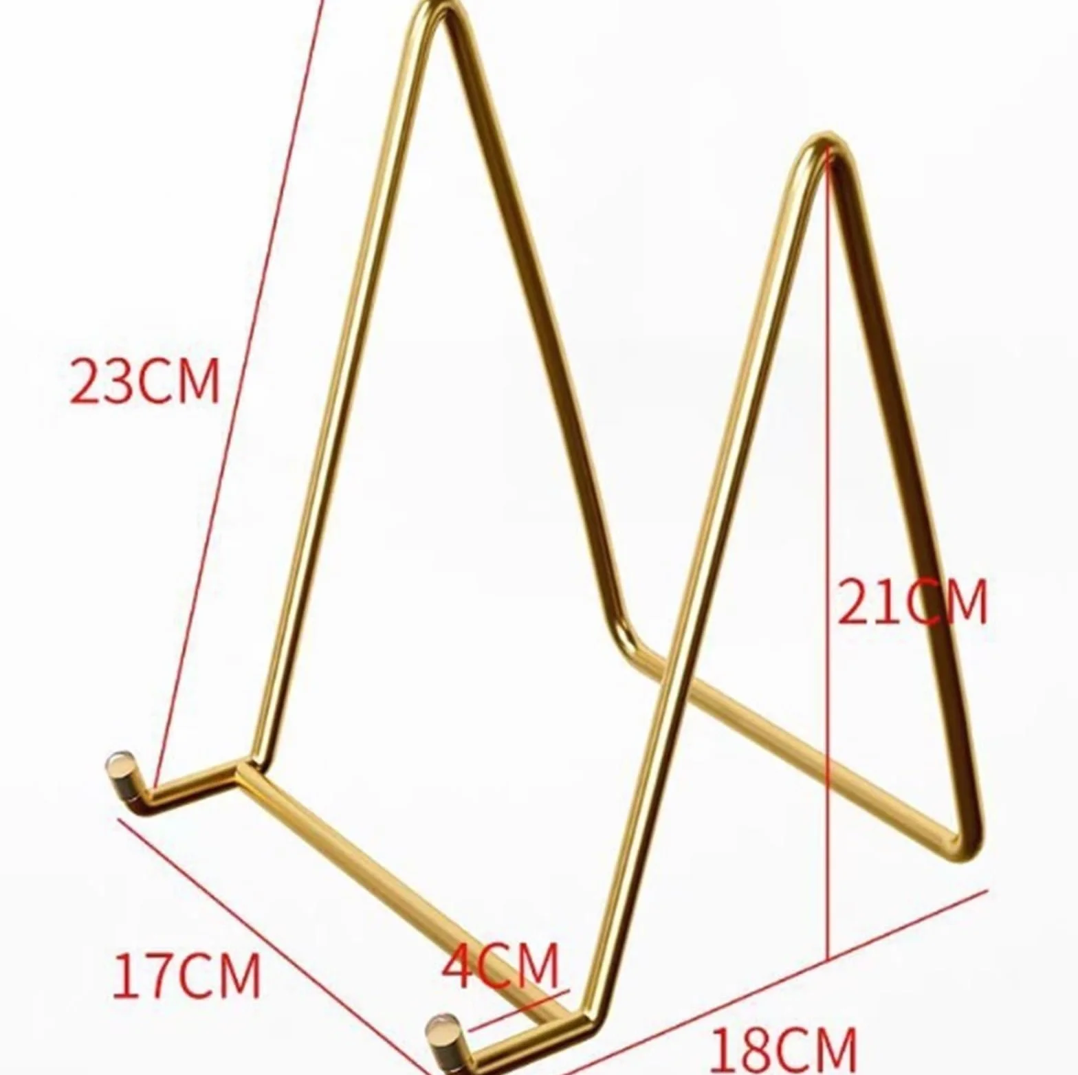 Atril para Libros Lectura El Soporte For Libros De Recetas Mantiene Fácilmente Un Libro De Cocina O Un Libro De Recetas Abierto For Cocinar Fácilmente. Estante De Recetas(Gold,23cm)
