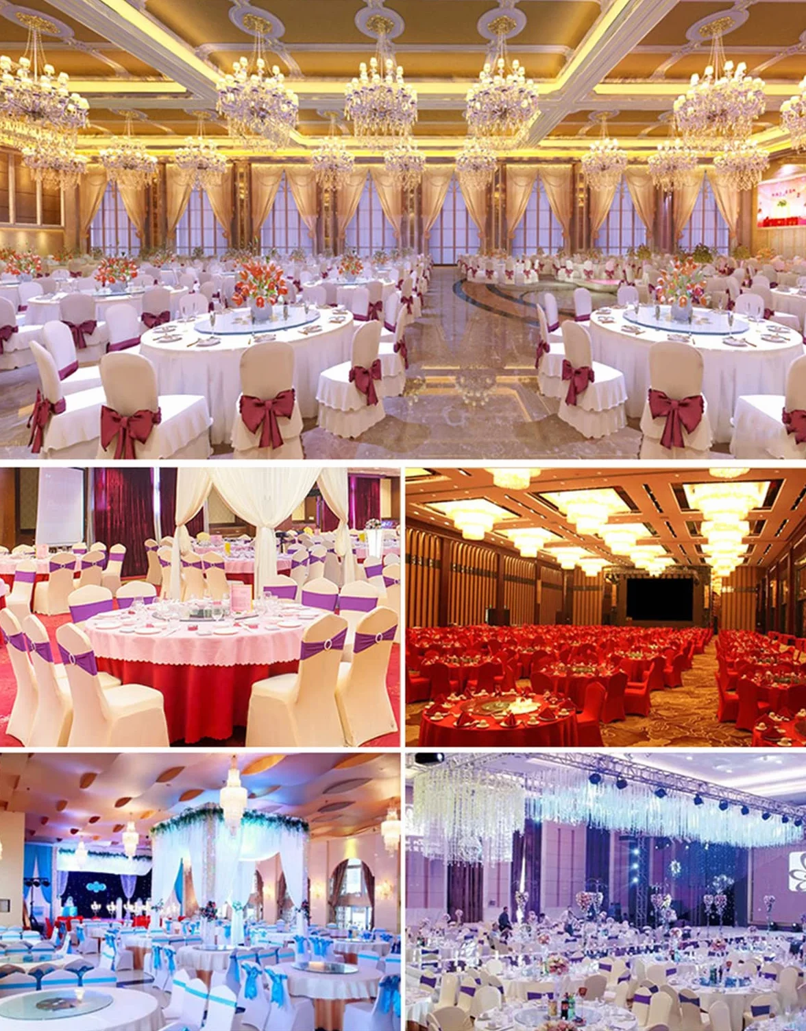 Poliéster Mantel Redondo Familia Hotel Conferencias Oficina Banquete Dodas Modelo Sencillo Lavable a Máquina Beige Diámetro 300cm