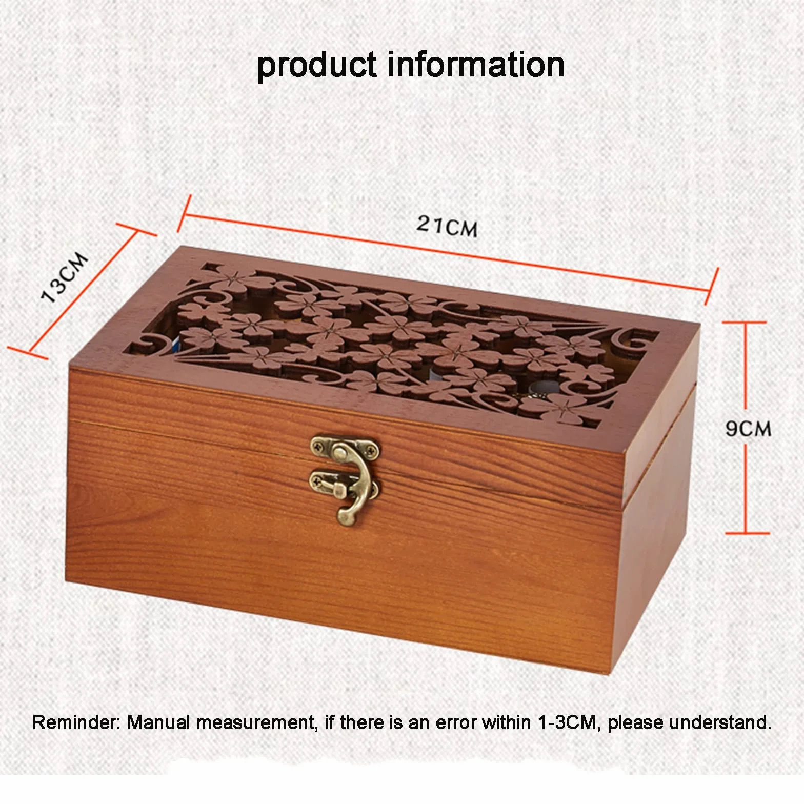 Caja de Costura, Kit de Costura, Caja de Almacenamiento Retro de Madera Maciza, Adecuada for Principiantes, Aficionados, Hombres, Mujeres, G (Color : F)