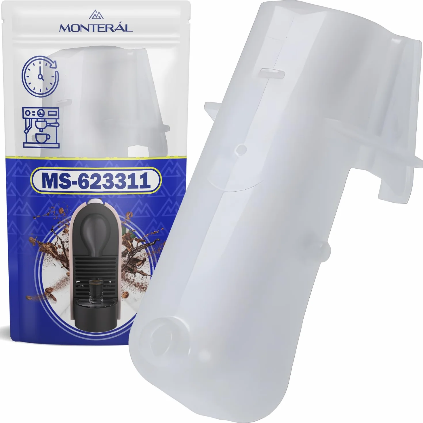 MONTERAL Guía Café Cafetera Cápsulas Código Original MS-623311 para Krups Nespresso U