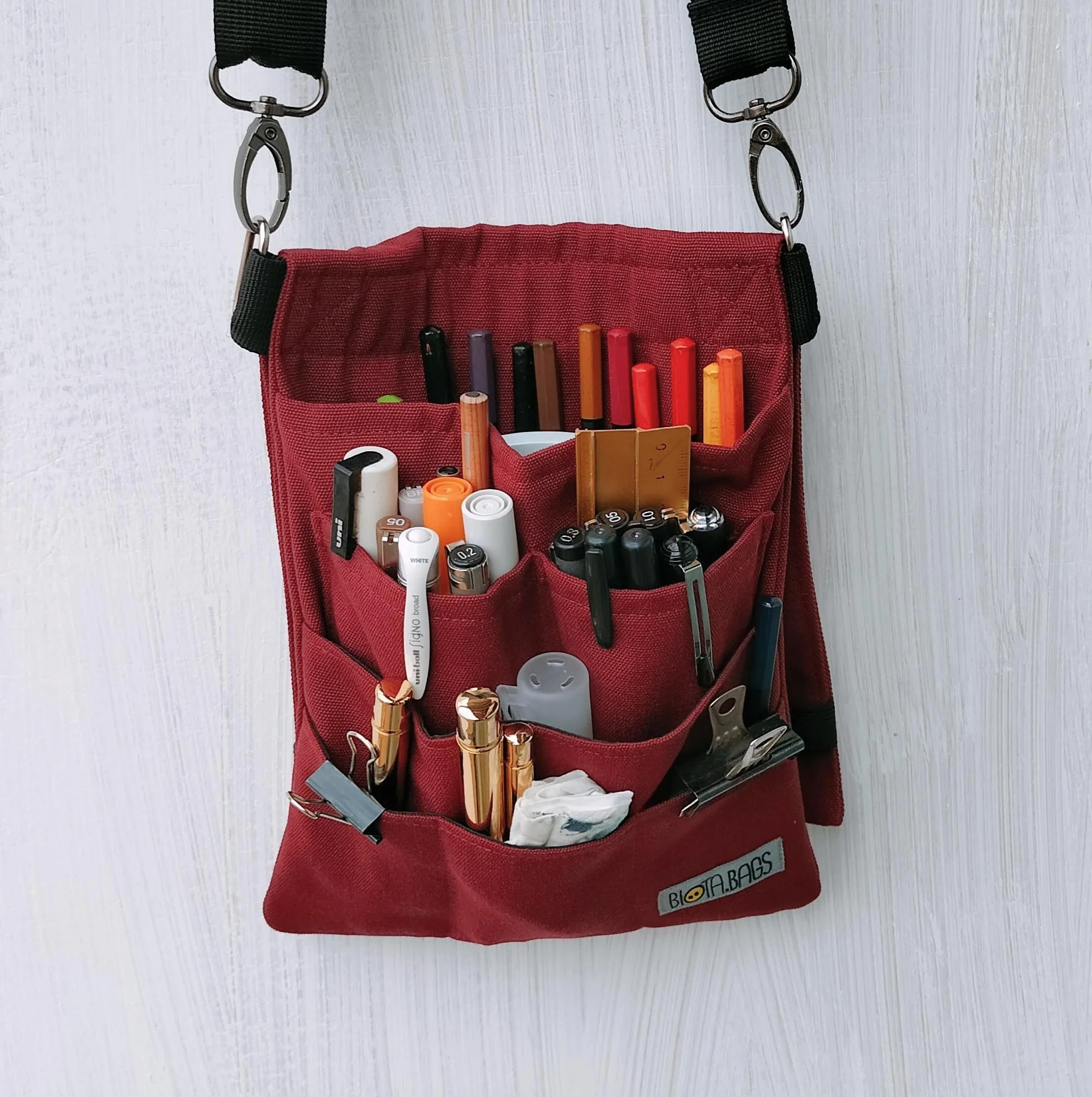 Bolso-Riñonera Urban Sketcher, Bolsa de Dibujo para Cuaderno A5 y Pinturas, Organizador de Arte Portátil de Tela, Regalo para Artistas