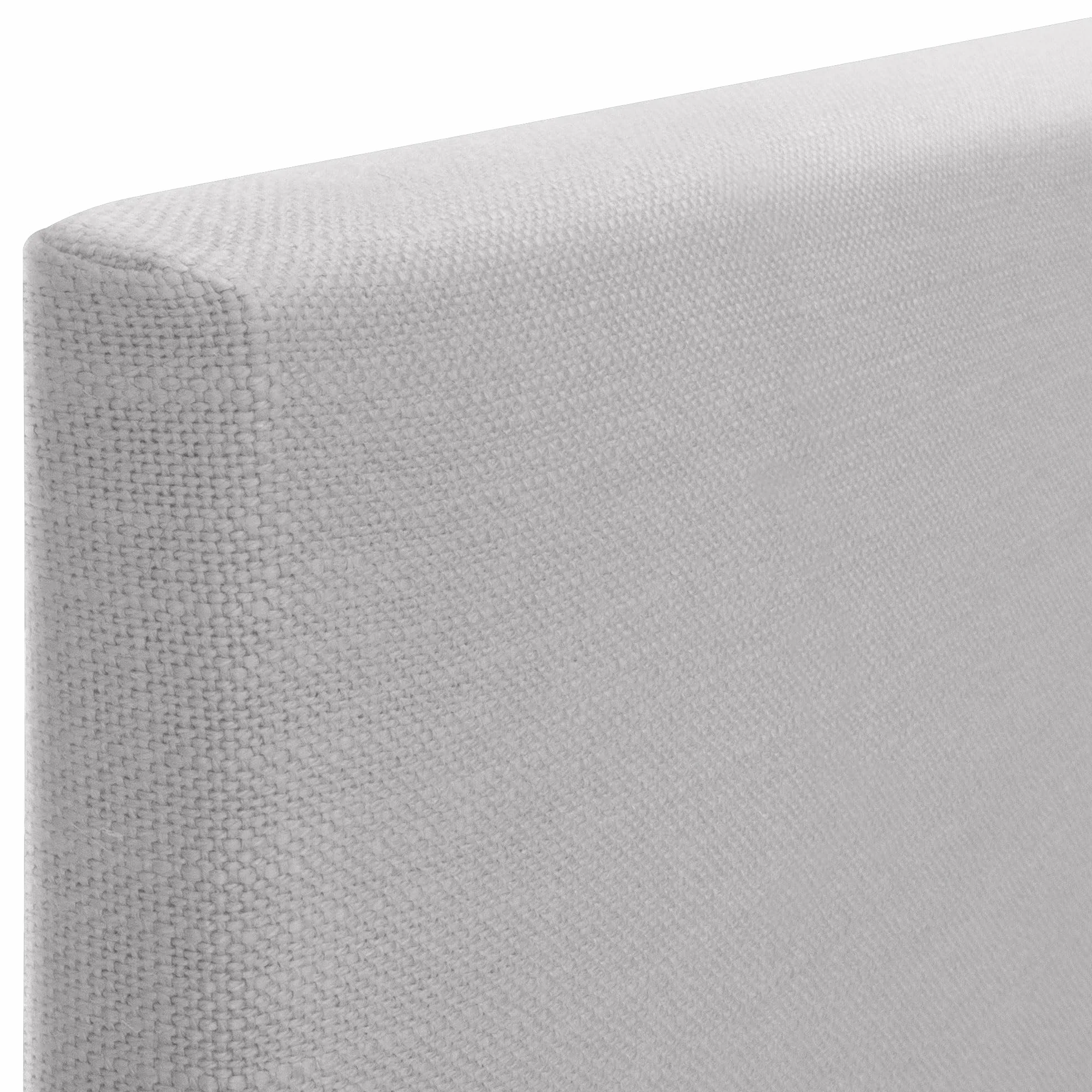DHOME Cabecero de Lino Natural Liso hasta el Suelo con 8cm de Grosor Cabezal Tapizado Cama Dormitorio Moderno Top Trending (Gris Claro, 160cm (Camas 150))