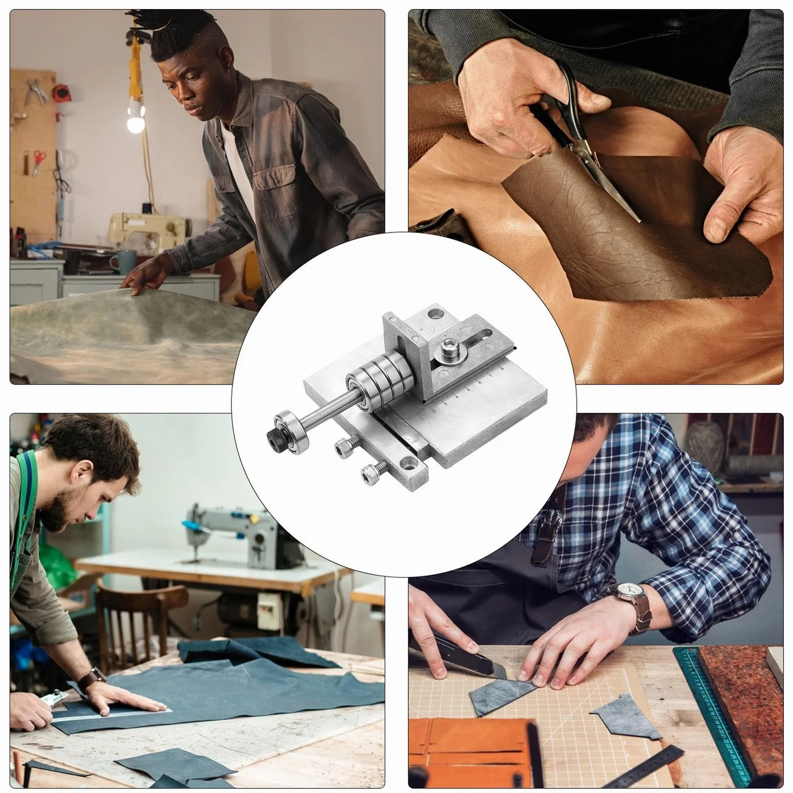 Máquina Cortadora De Cuero Precisión ergonómica y portátil | Troqueladora Para Manualidades DIY Para Adultos Hombres Mujeres Entusiastas Y Aficionados De Manualidades