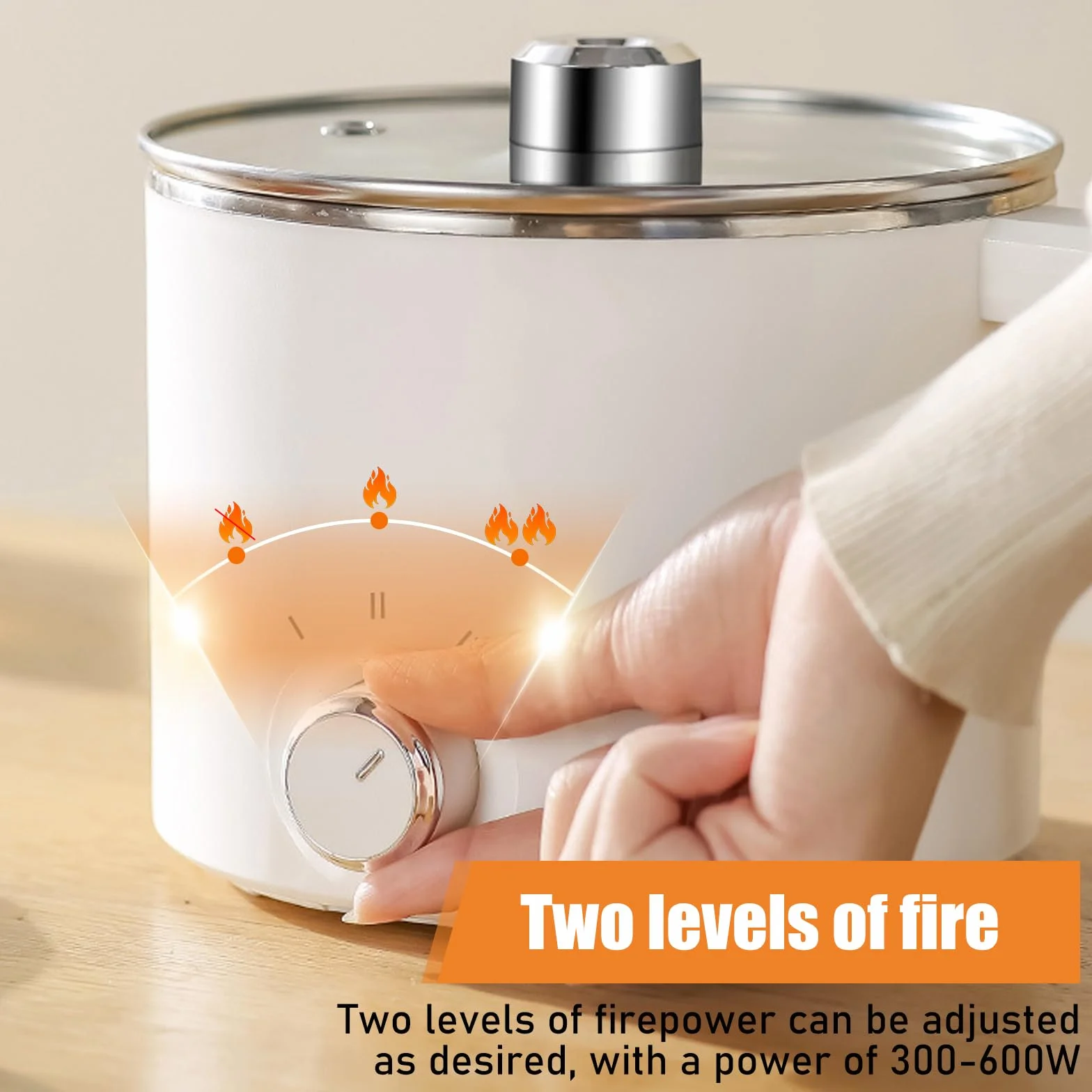 Derretidor de cera 1,7 L 300/600 W olla eléctrica doble barra