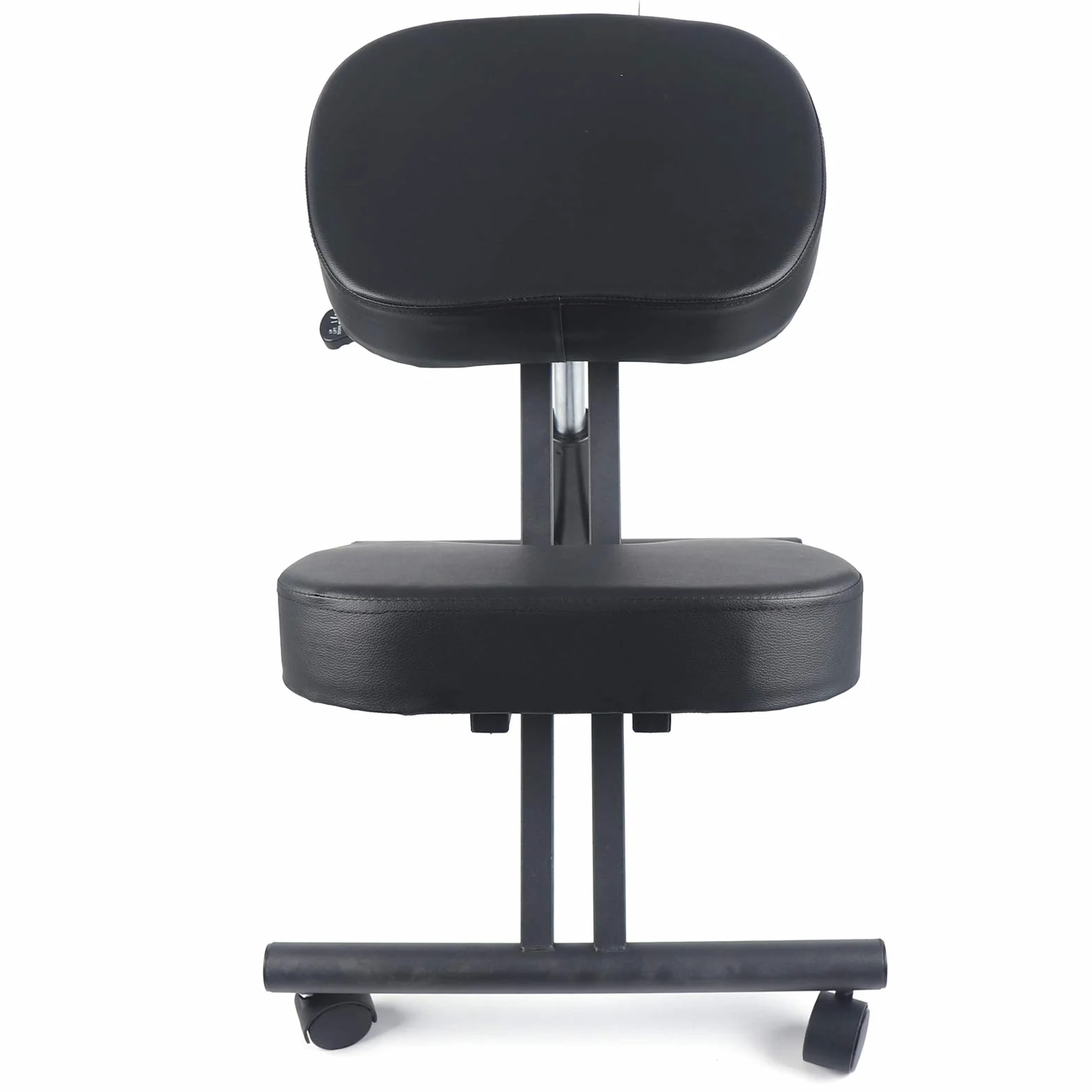 Silla de rodilla regulable en altura con 4 ruedas, taburete ergonómico para sentarse dinámicamente, alivia el dolor de espalda en la oficina y en casa, taburete flexible para rodillas