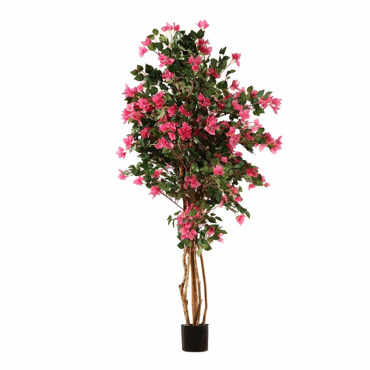 Planta Artificial | Árbol Buganvilla Artificial 180 cm Tronco Natural | Ideal para Salón, Oficina y Recibidor