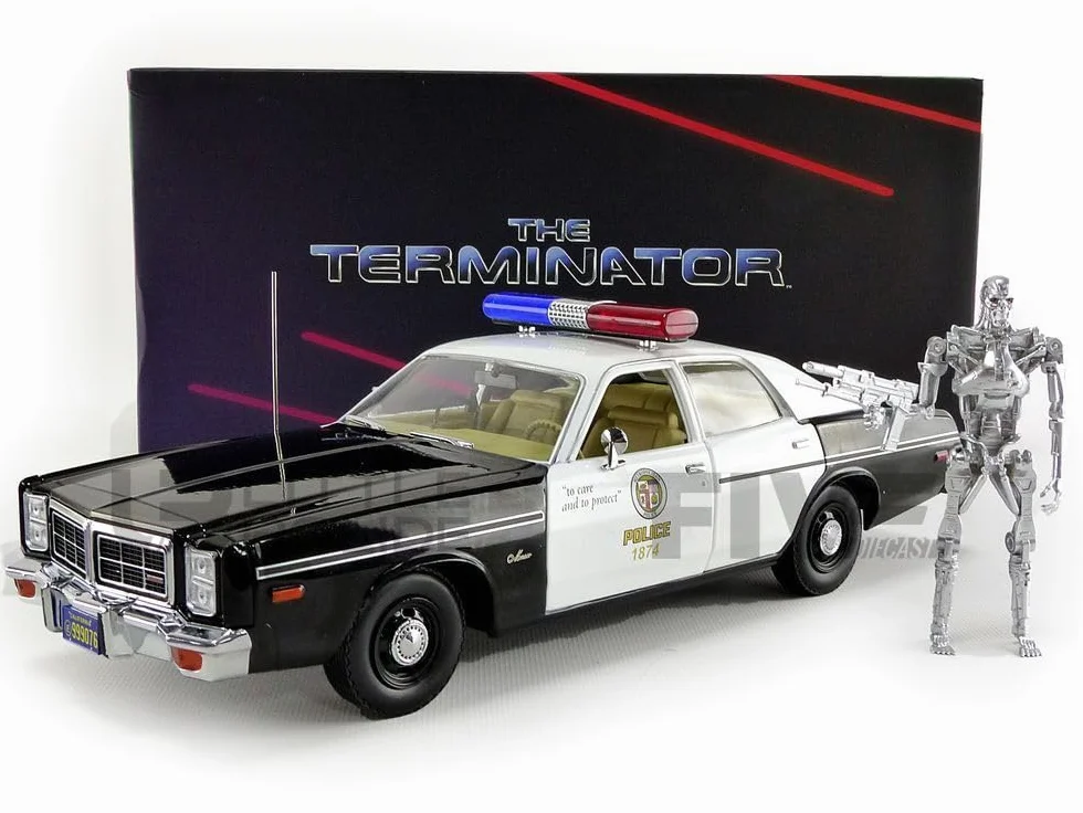Greenlight - Coche miniatura coleccionable, 19042, negro/blanco