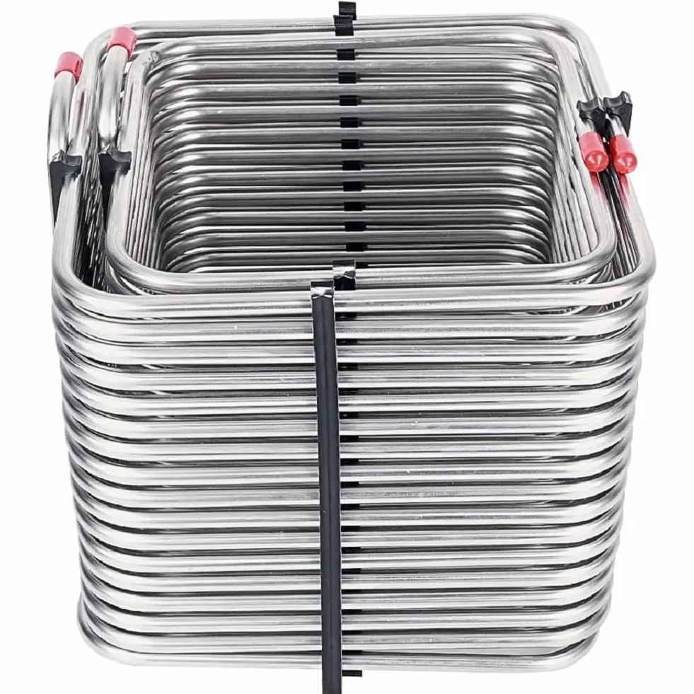 Enfriador de Bobina Cuadrada de Acero Inoxidable, Enfriador de Bobina de Caja, Tubo de 5/16''OD para Enfriador de Cerveza de Barril para Kegerator de Elaboración