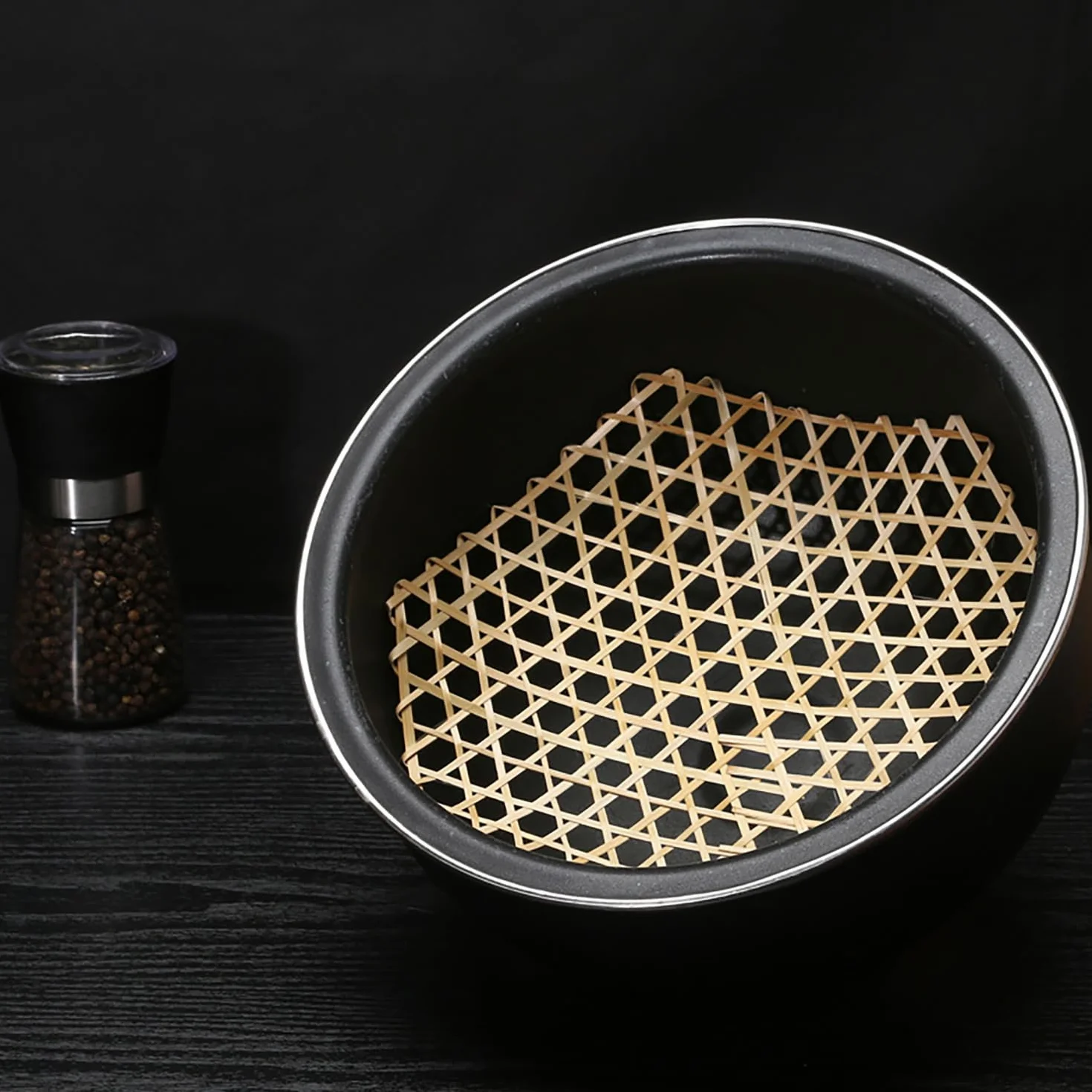 Bambú Vaporera Steamer Mat 6 Piezas Hexagonal Reutilizable Horno Cocinar