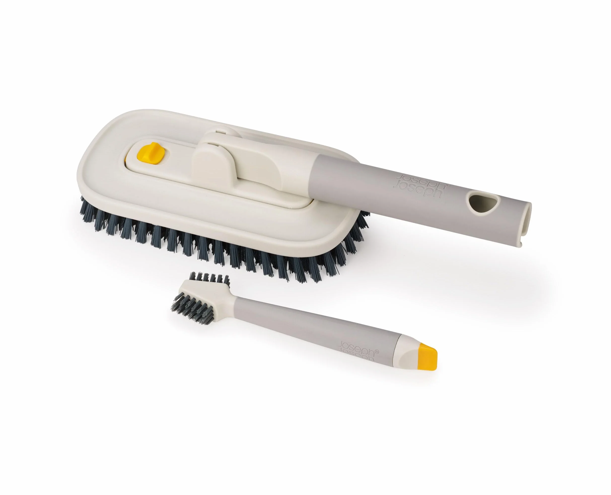 Joseph Joseph CleanTech Set 2 Cepillos Limpieza Detalle Azulejos Lechada Cerdas V Mango Antideslizante