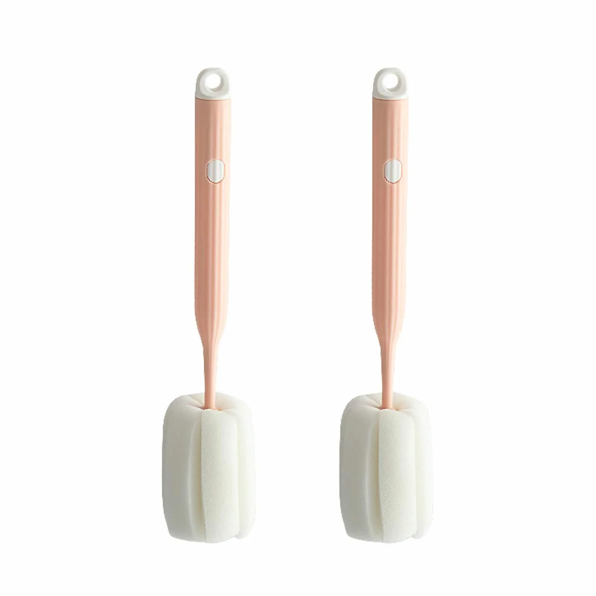 Cepillo suave para botella – 2 piezas es suave y fácil de limpiar, puede eliminar eficazmente los residuos de manchas en la parte inferior de la taza (cepillo).
