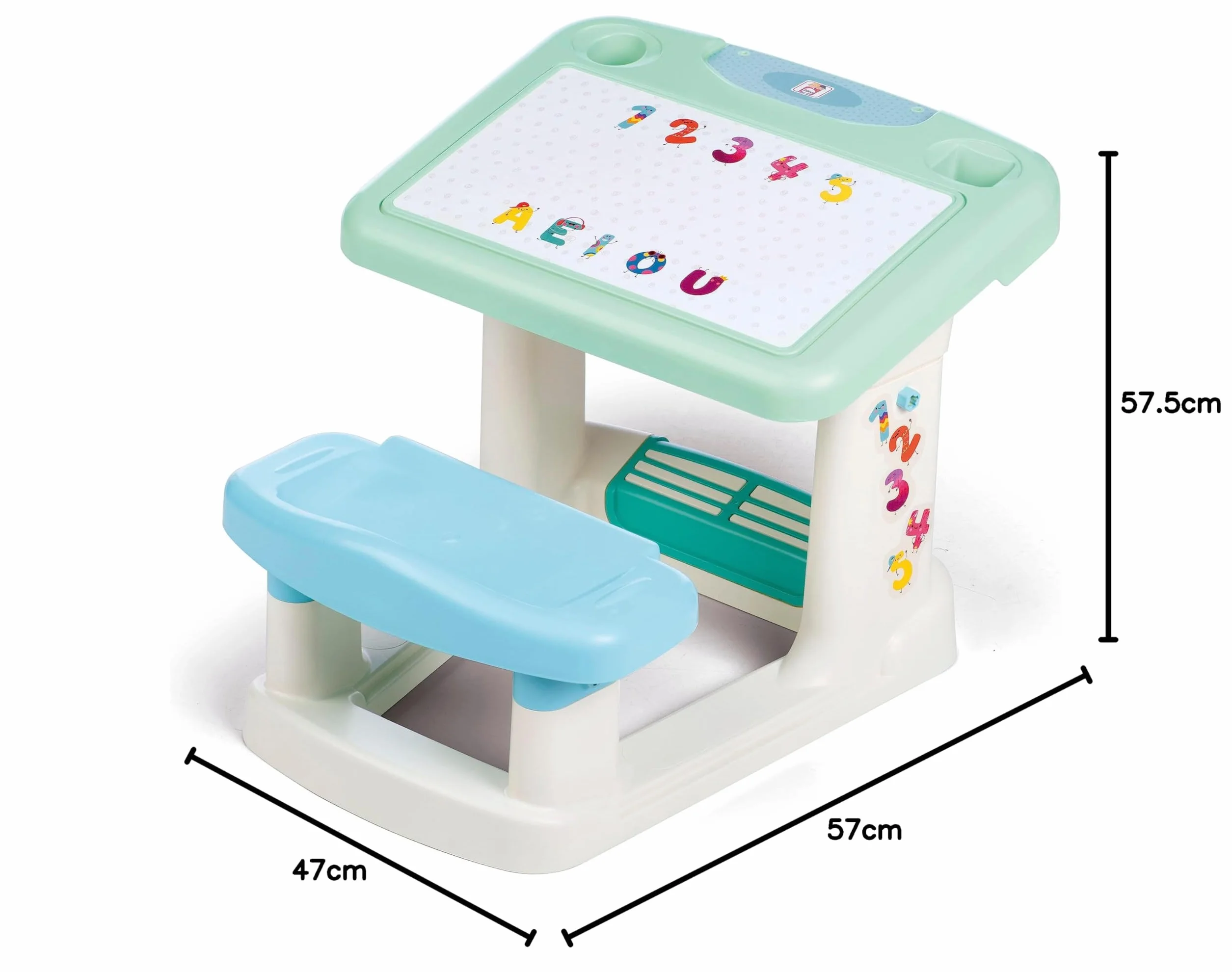 Chicos Mi Primer Pupitre Activity Escritorio Infantil con Gran Superfície de Trabajo y Compartimentos, A Partir de 24 Meses