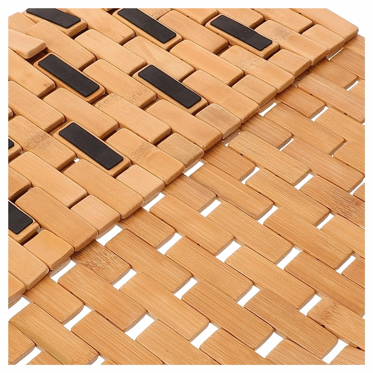Alfombrilla de baño de Madera Alfombra de baño Piso Ducha Antideslizante | For bañera, baño, caja fuerte, antideslizante, decorativa, oficina en casa