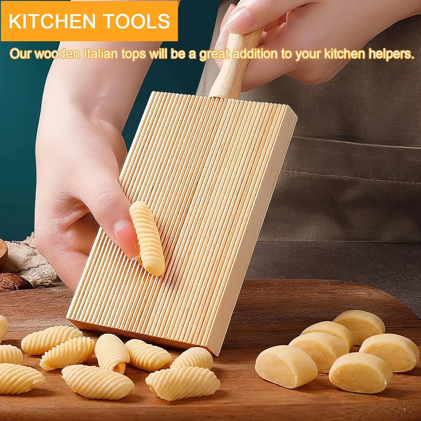 Tabla de madera para pasta, set de herramientas para pasta, accesorios de madera de haya