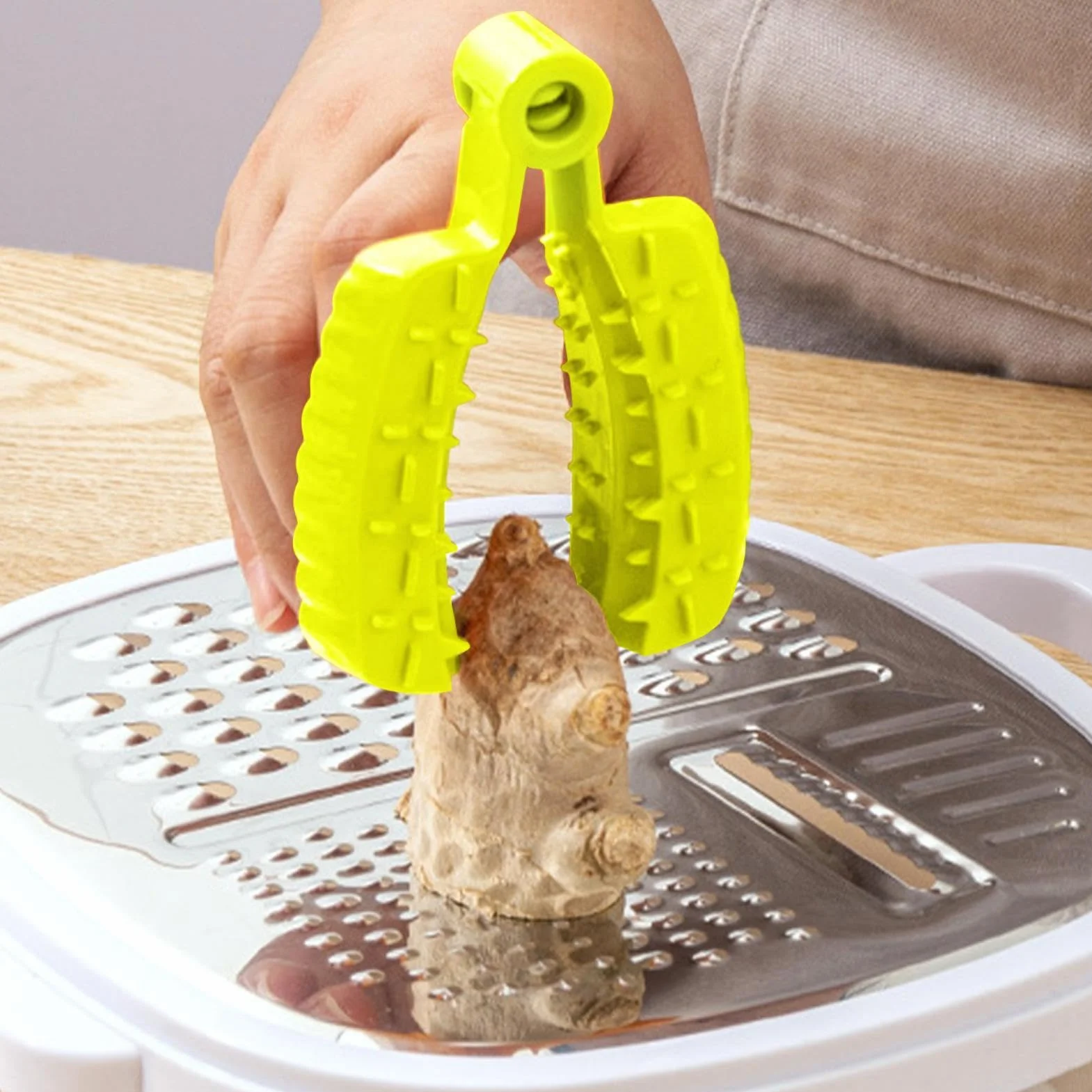 Protector de dedos para cortar alimentos - Protector de manos de cocina antideslizante