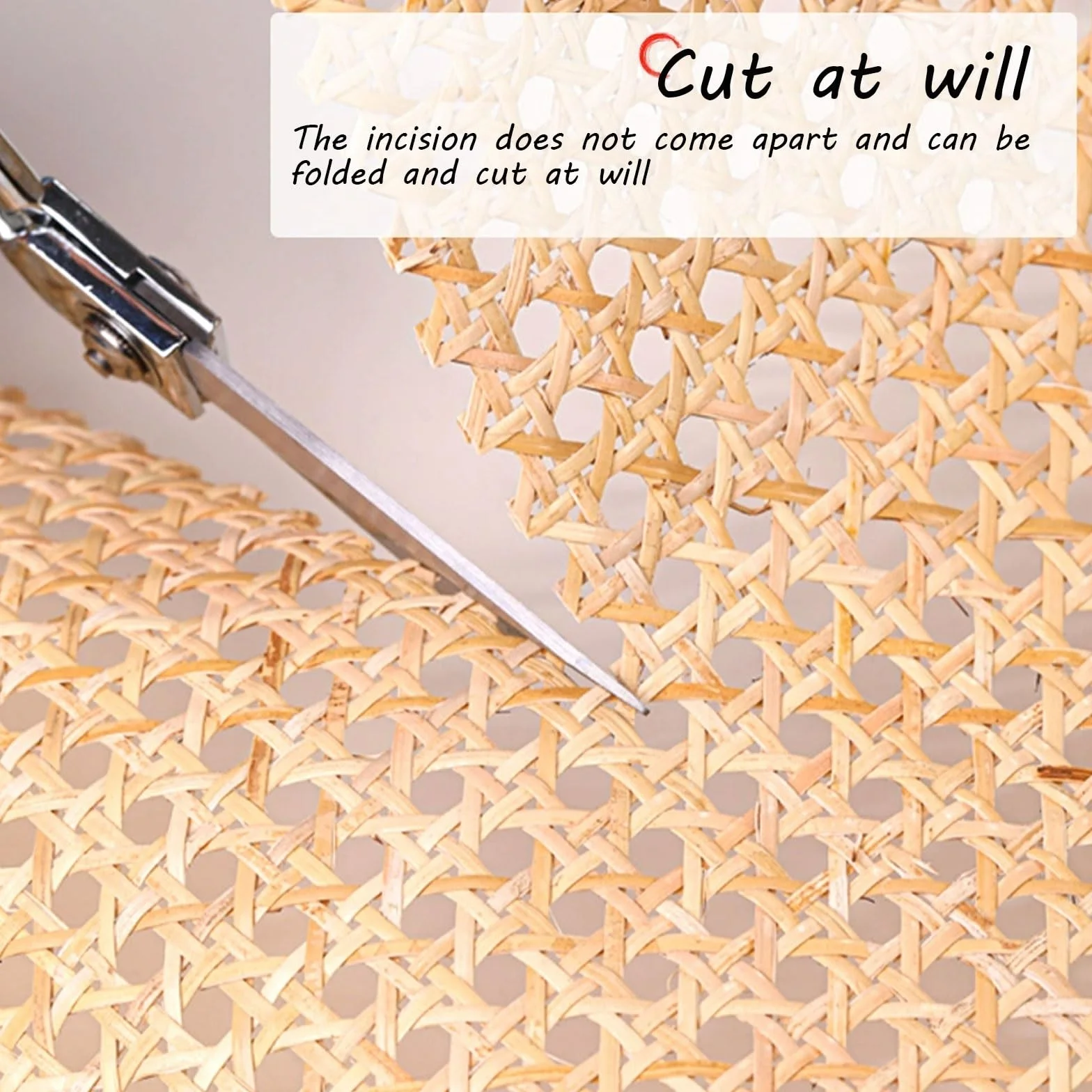 Rejilla de Mimbre Natural, Ratan Rollo Mimbre, Rollo de Ratán 80x100cm para Muebles, Mimbre Rollo, Rattan, Rollo Ratan, Material Plano de Ratán por Metros, Decoración para Sillas(80x250cm)