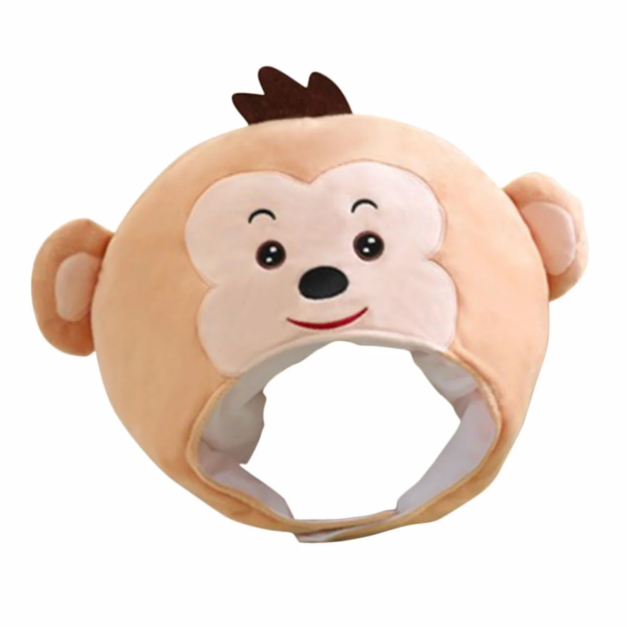 Cabilock Sombrero De Peluche Cabeza De Mono Accesorio Divertido Para Cosplay Fiesta y Disfraz Sombrero De Para Eventos De Fiesta