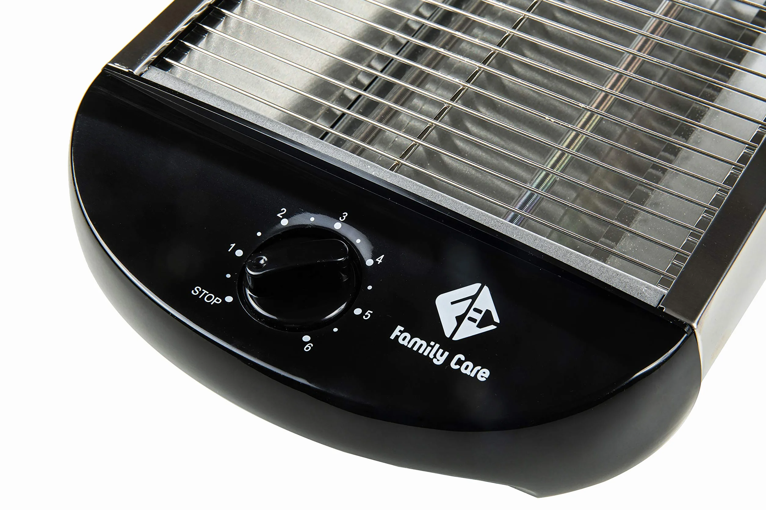 Tostadora Horizontal Family Care 600W 5 Niveles Temperatura Acero Inoxidable