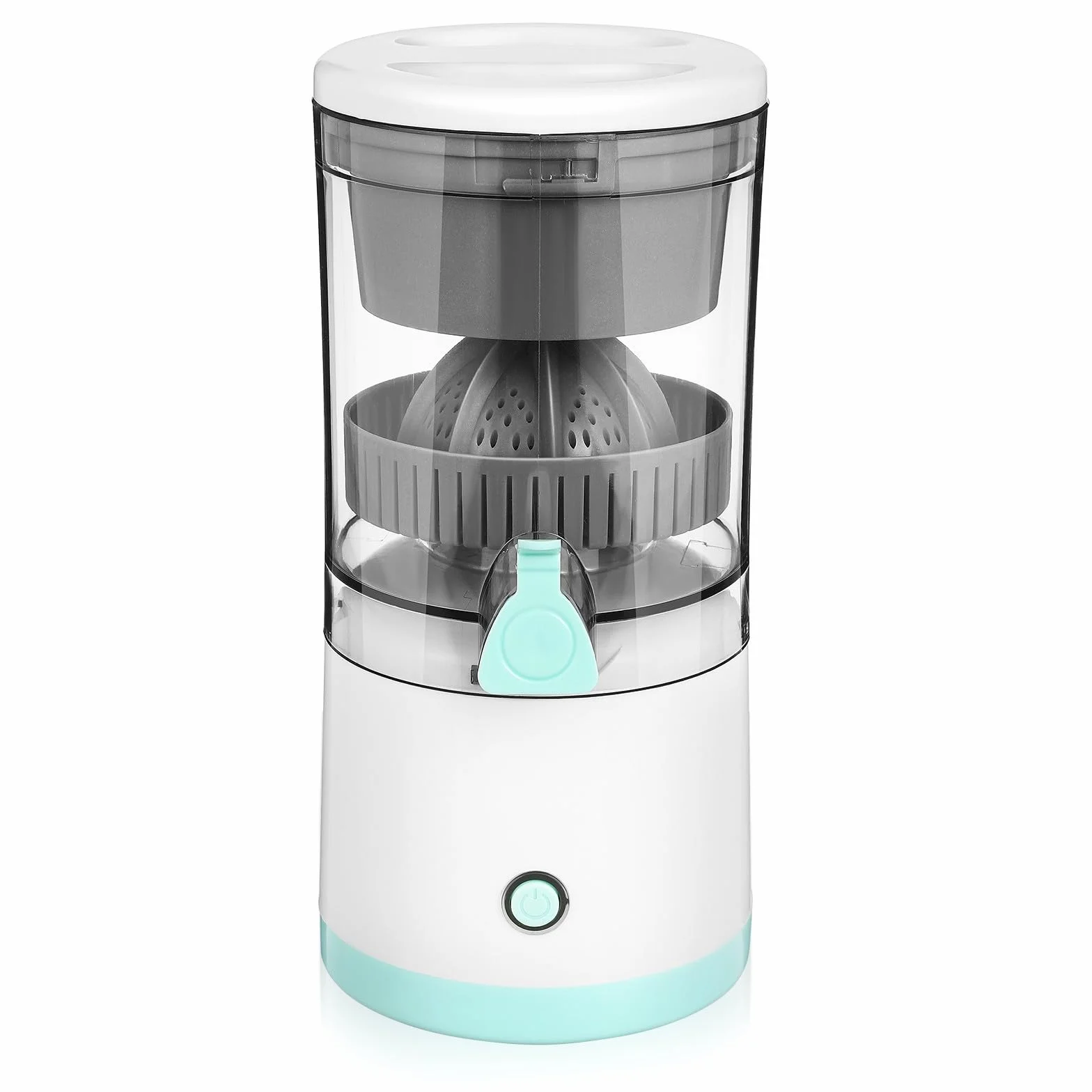 ibasenice Exprimidor Capacidad Menor a 400ml de Cítricos Portátil Eléctrico Batería 1600mah, Fácil Limpieza y Diseño Compacto para Uso Doméstico