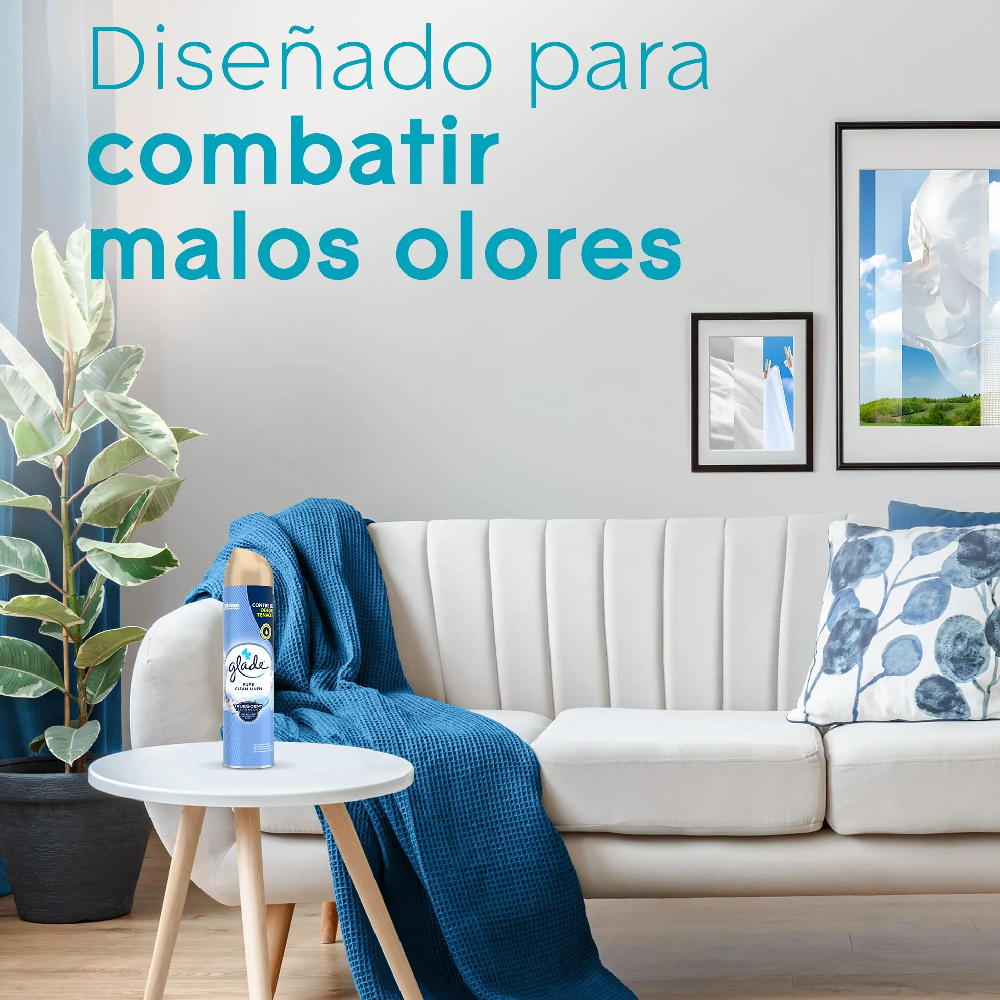 Glade Ambientador Aerosol Relax Zen 300ml Eliminación de Malos Olores 1 Unidad