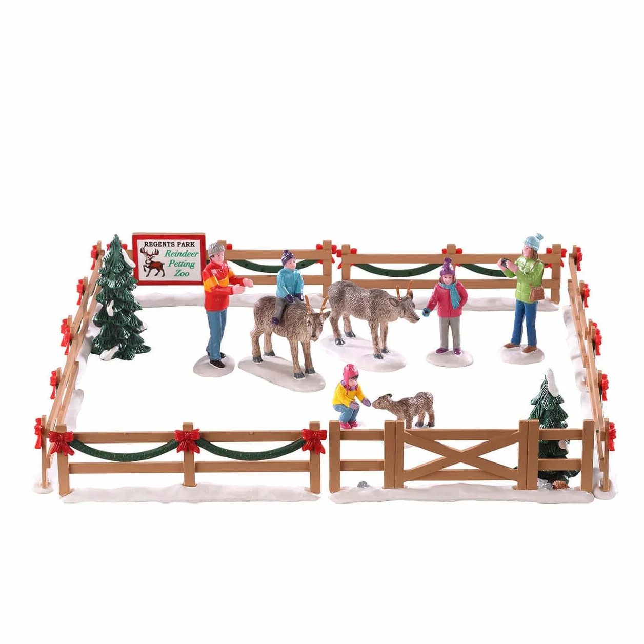 Lemax - Vail Village - Accesorio: zoológico de Mascotas de Renos