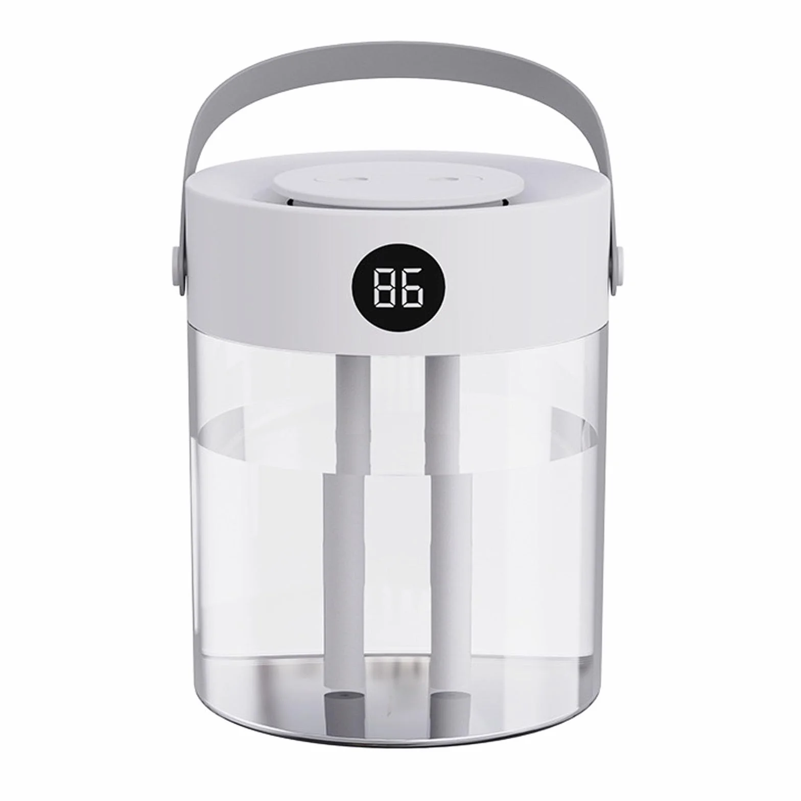 Humidificador para habitación grande, humidificadores de aire de llenado superior silencioso de 3 litros, humidificadores de aire de niebla fría para plantas, dura hasta 12 horas, apagado automático,