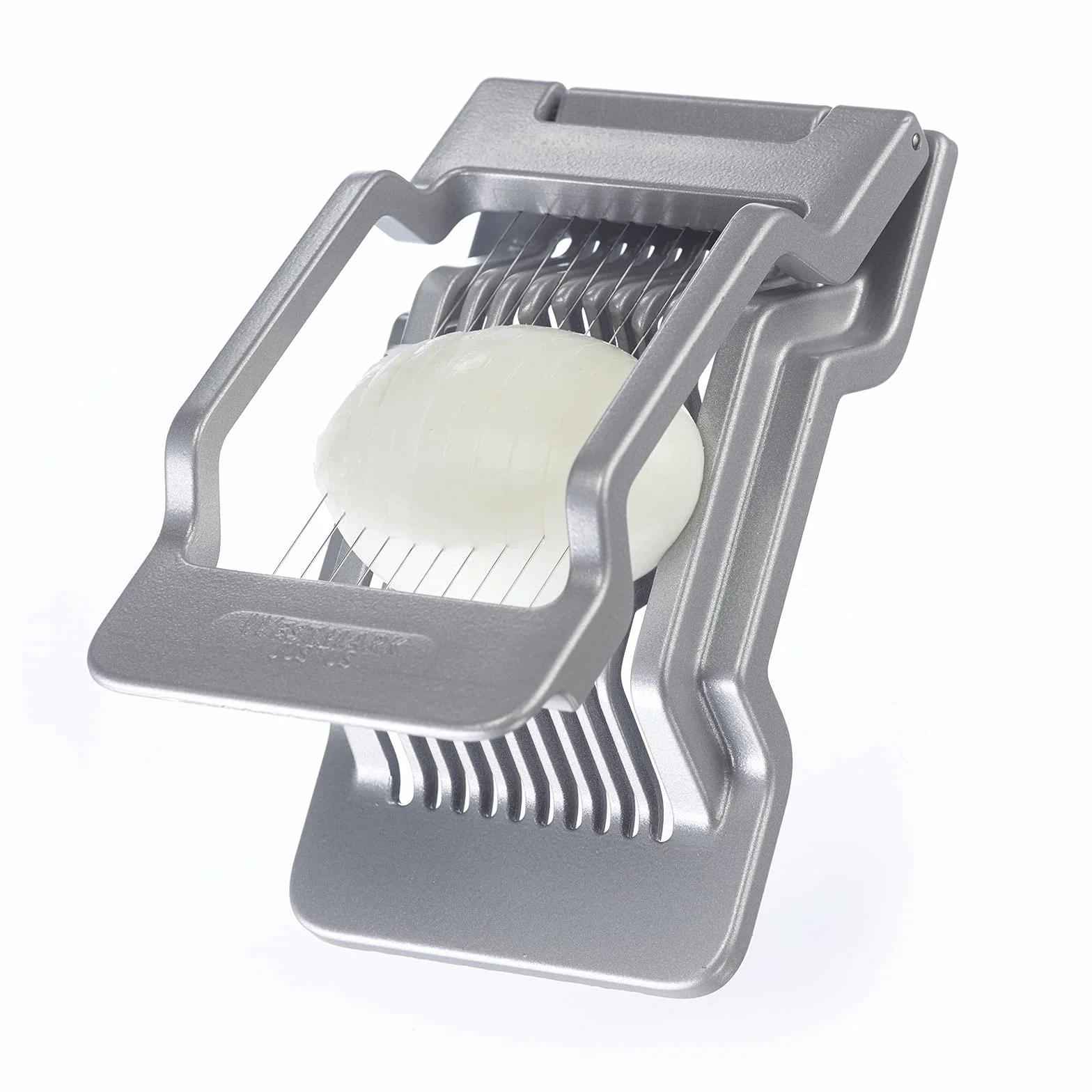 Westmark Cortador de huevos de acero inoxidable, aluminio, gris