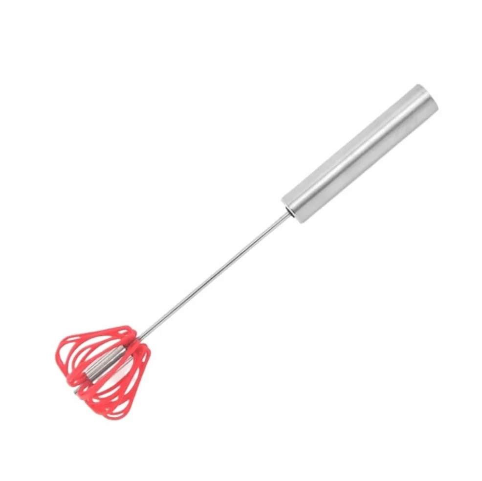 Batidor Varillas Cocina Mezclador Semiautomático De Acero Inoxidable, Herramienta Multifunción, Batidor De Huevos Giratorio Manual, Herramienta De Mezcla De Cocina Barillas Batir Batidor De Huevo(Blue