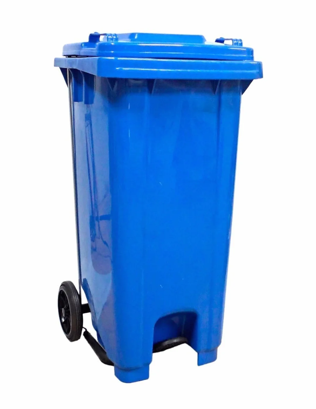 JARDIN202 - Contenedor de basura 120L - Con pedal - Azul