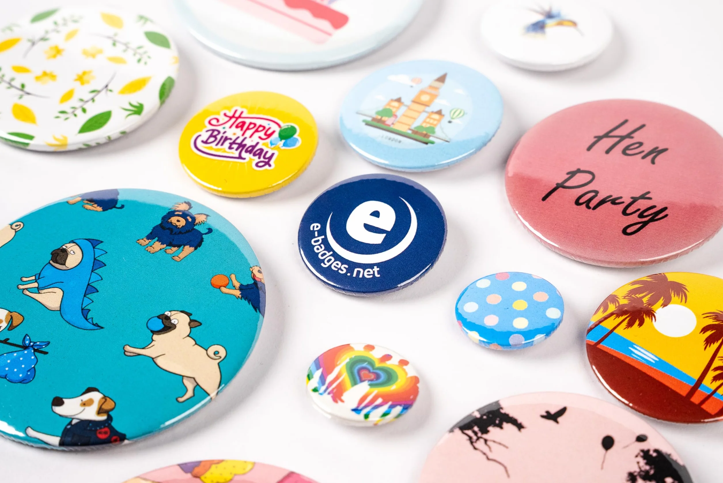 eBadges - Máquina de botones "Micro" Badge Maker (intercambiable) - con 250 piezas/máquina de corte circular - troquel de 38 mm