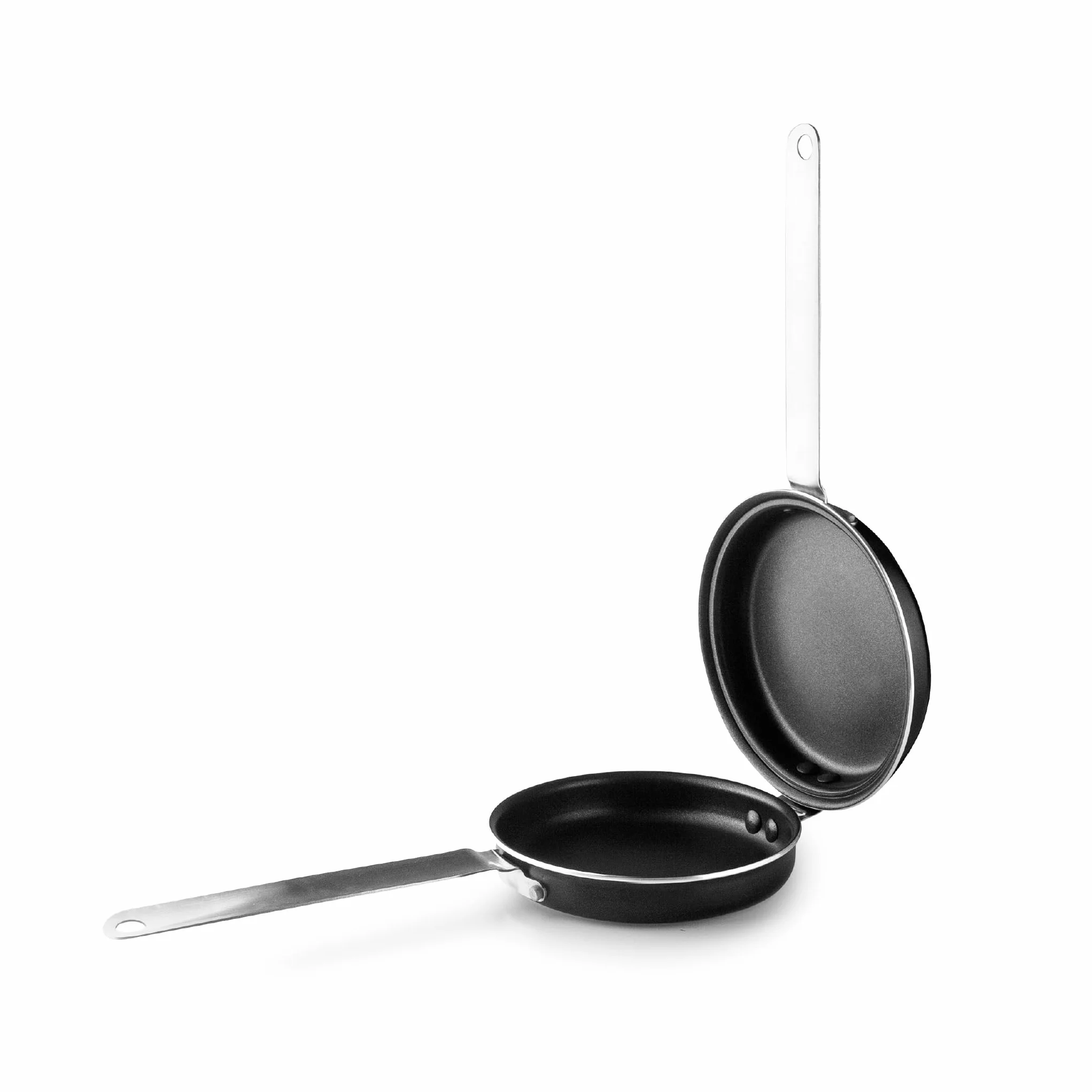 IBILI - Sarten tortilla patatas I-CHEF, 24 cms, Aluminio, Mango de Acero Inoxidable, Antiadherente, Apto para induccion