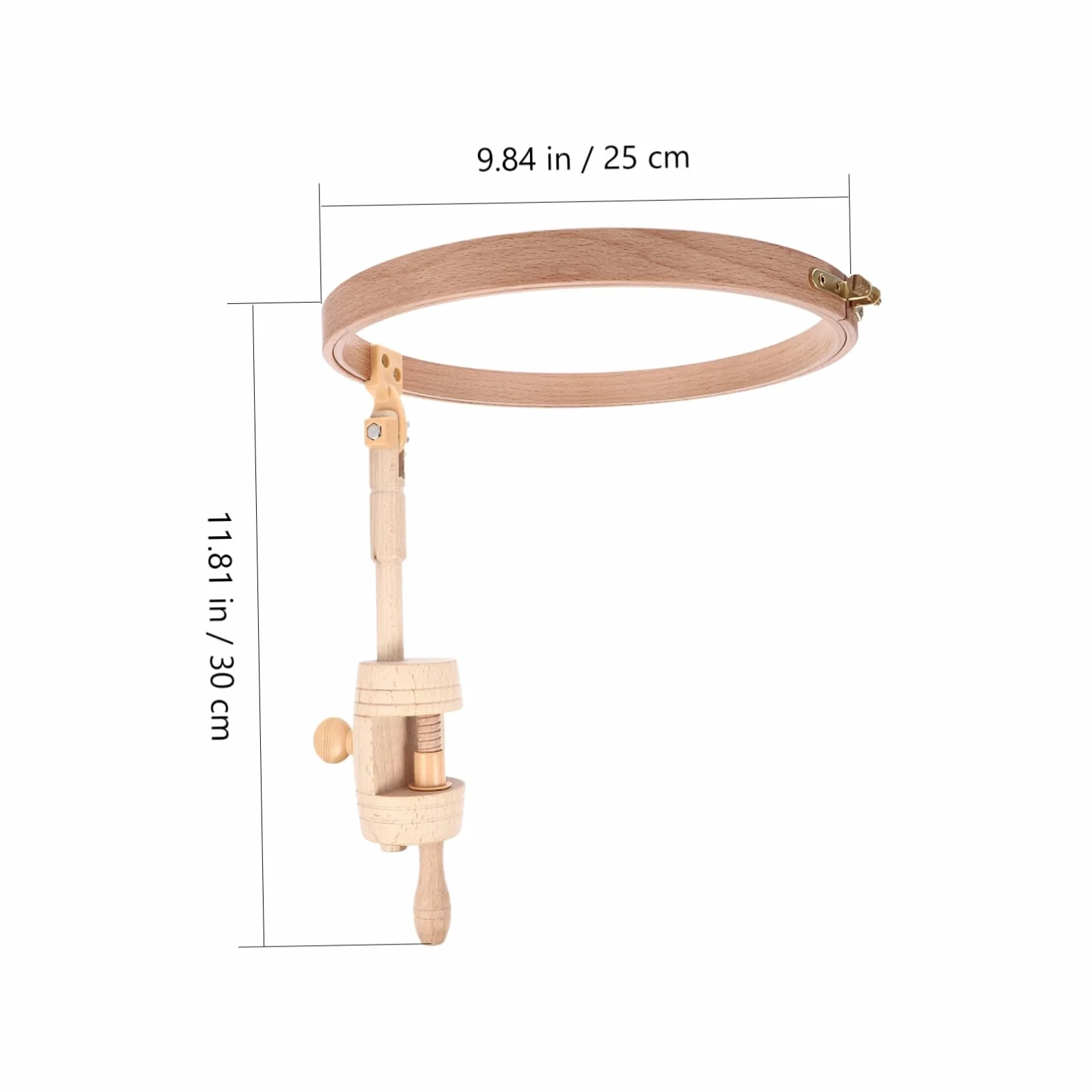 DOITOOL Bastidor de Bordado de Escritorio Estante de Punto de Cruz para Mesa de Madera Estante de Bordado Ajustable para Proyectos de Punto de Cruz Casa